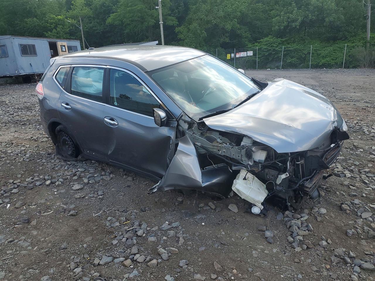 2015 Nissan Rogue S Charcoal vin: KNMAT2MV7FP591084