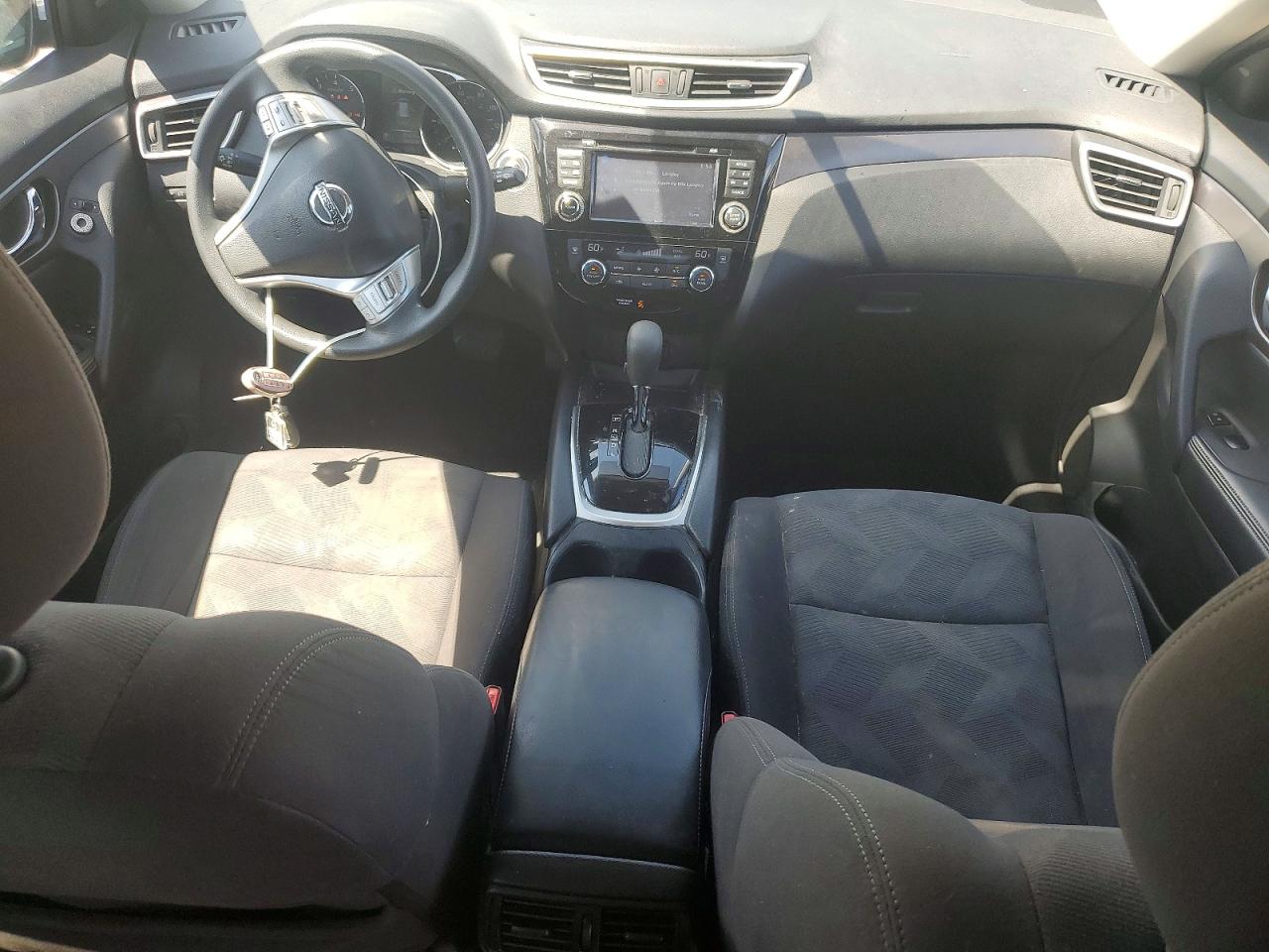 2016 Nissan Rogue Sv Silver vin: KNMAT2MV7GP629611