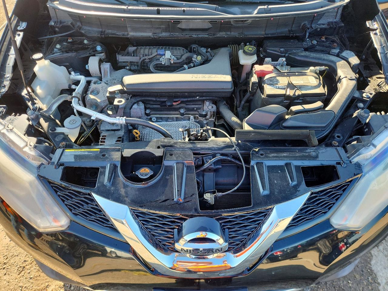 2016 Nissan Rogue S Black vin: KNMAT2MV7GP638180