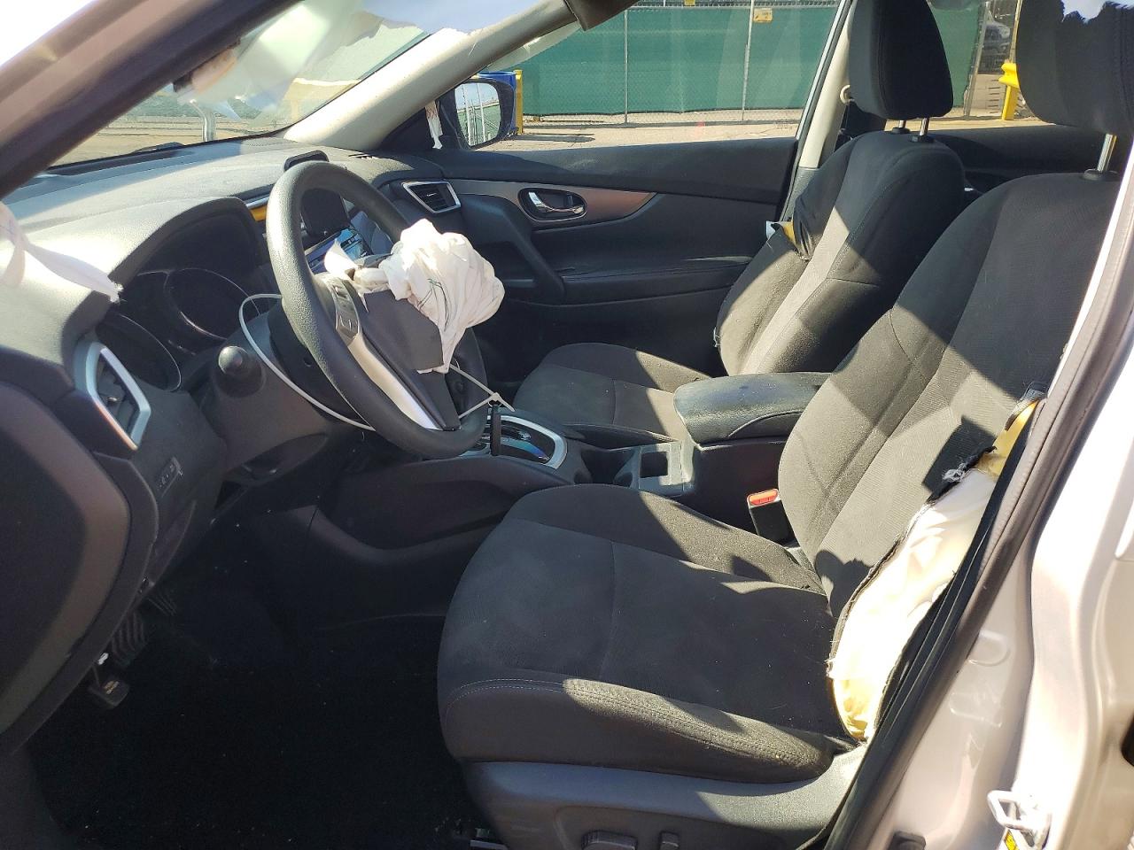 2016 Nissan Rogue Sv Silver vin: KNMAT2MV7GP644707