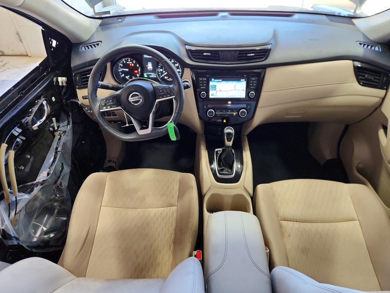 2017 Nissan Rogue Sv Black vin: KNMAT2MV7HP512614