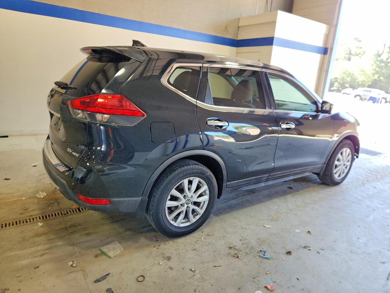 2017 Nissan Rogue Sv Black vin: KNMAT2MV7HP512614