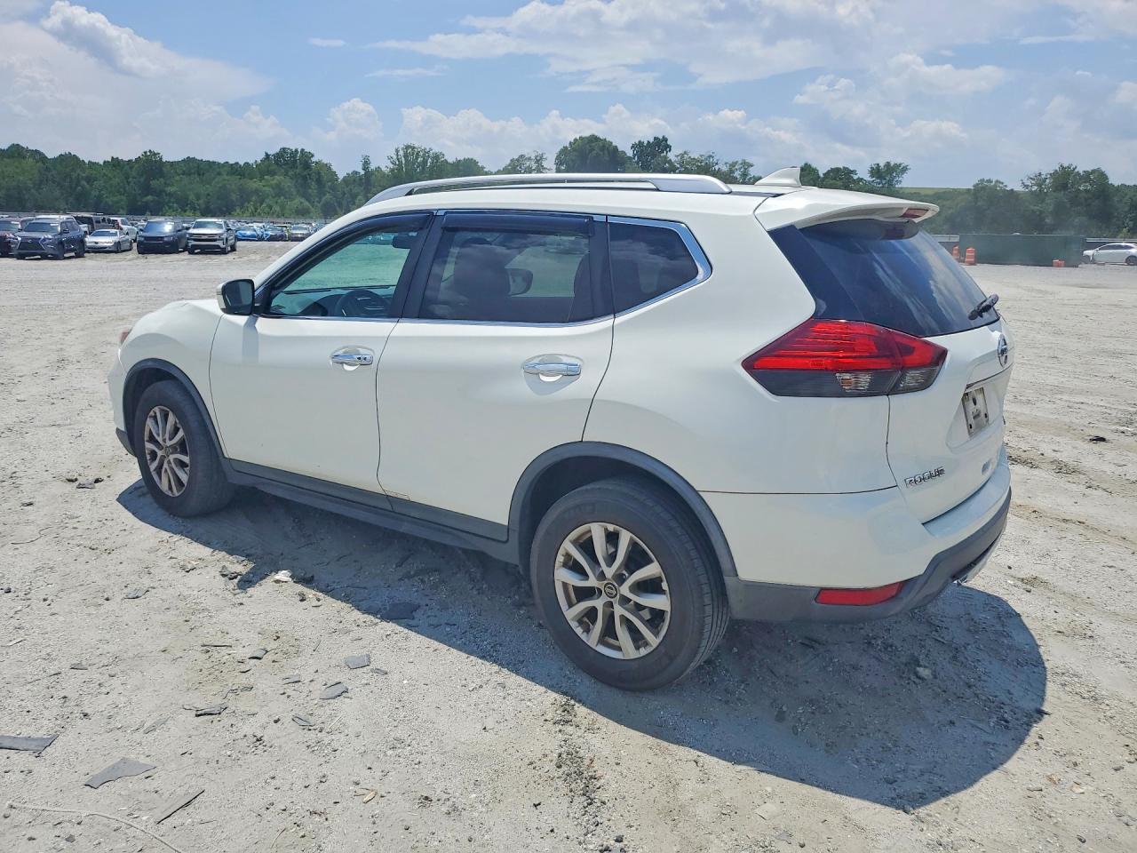 2017 Nissan Rogue Sv White vin: KNMAT2MV7HP581111