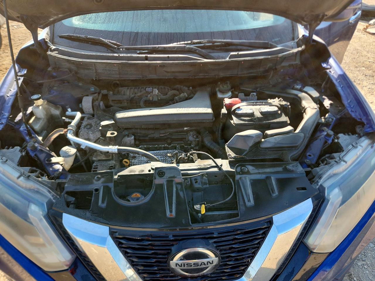 2018 Nissan Rogue Sv Blue vin: KNMAT2MV7JP609897