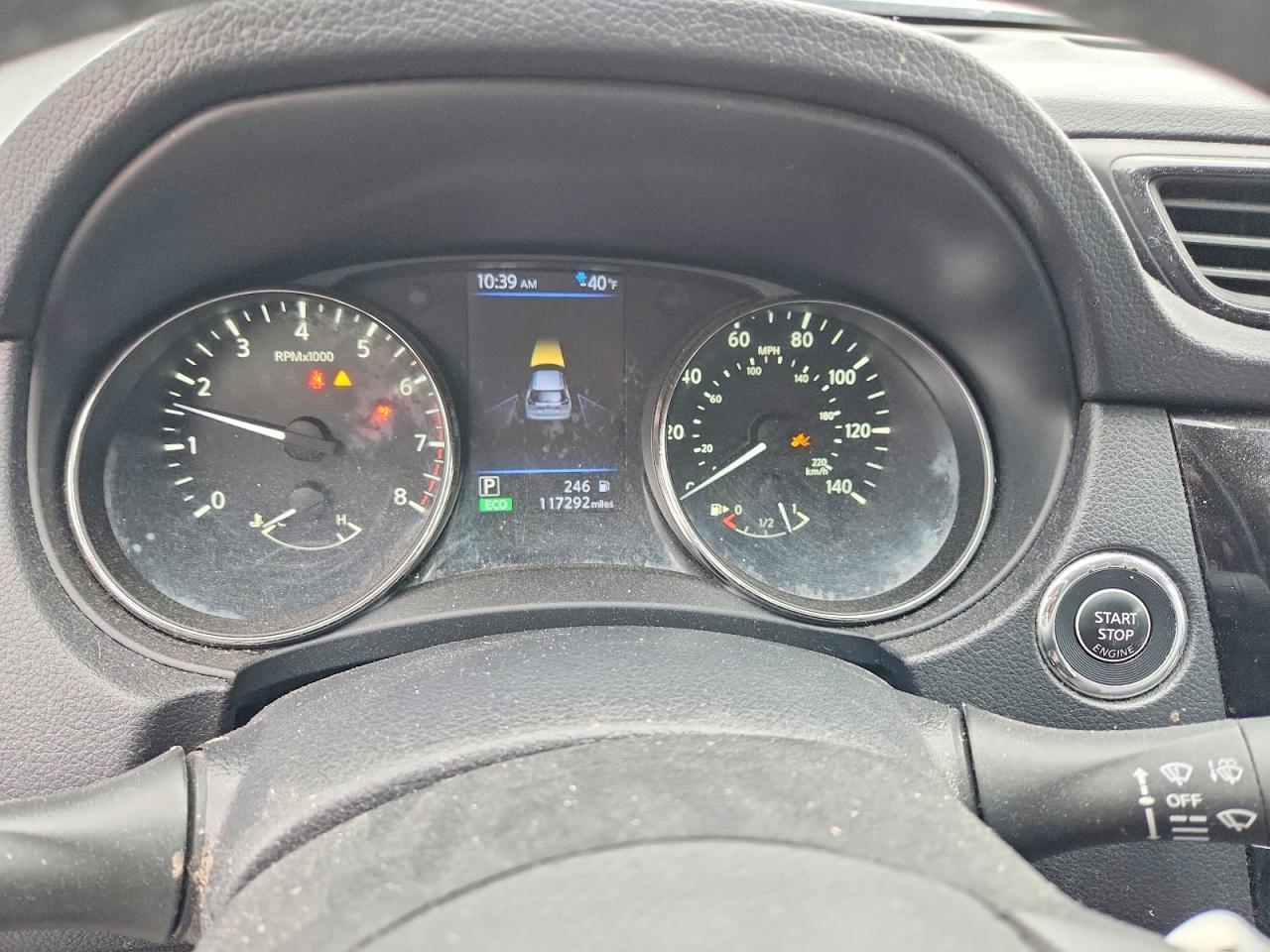 2019 Nissan Rogue Sv Silver vin: KNMAT2MV7KP521272