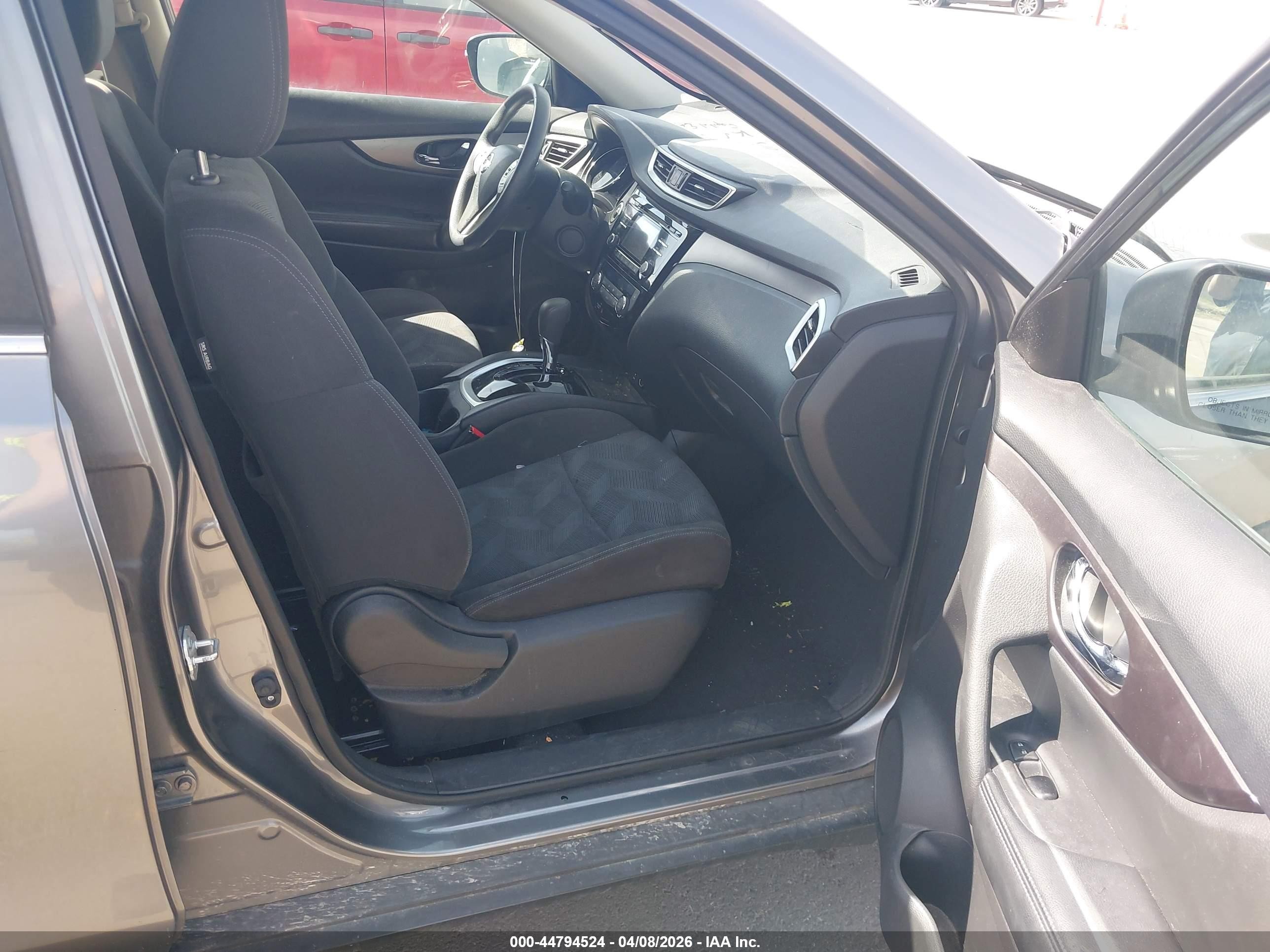 2015 Nissan Rogue Sv Gray vin: KNMAT2MV8FP508407