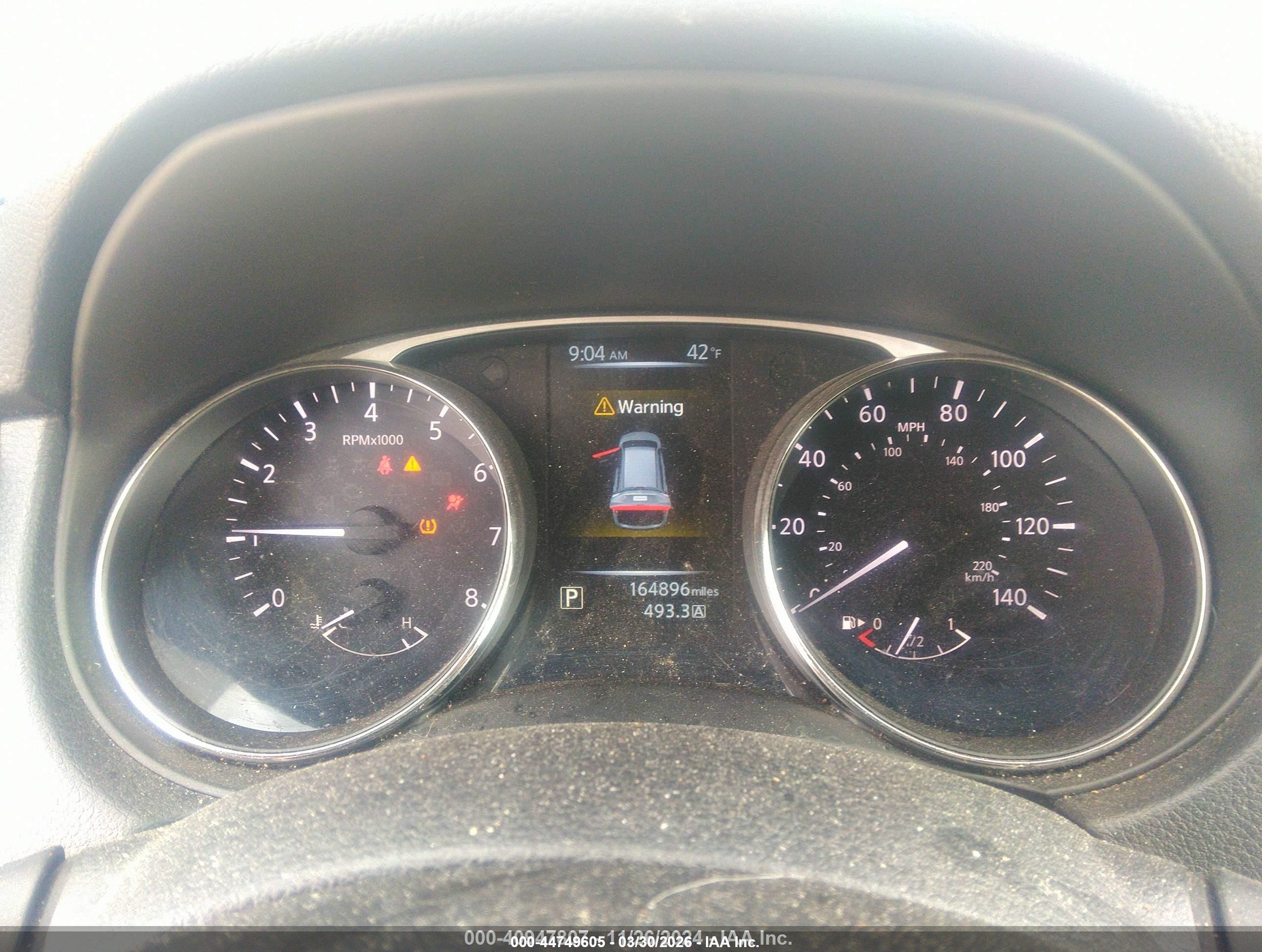 2015 Nissan Rogue S Серый vin: KNMAT2MV8FP509878