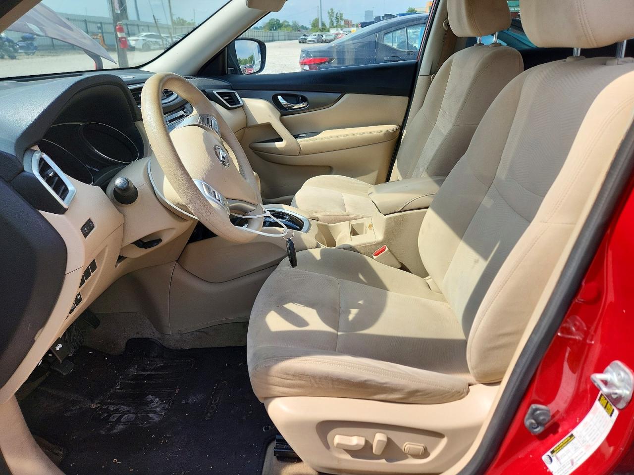 2015 Nissan Rogue Sv Burgundy vin: KNMAT2MV8FP512960