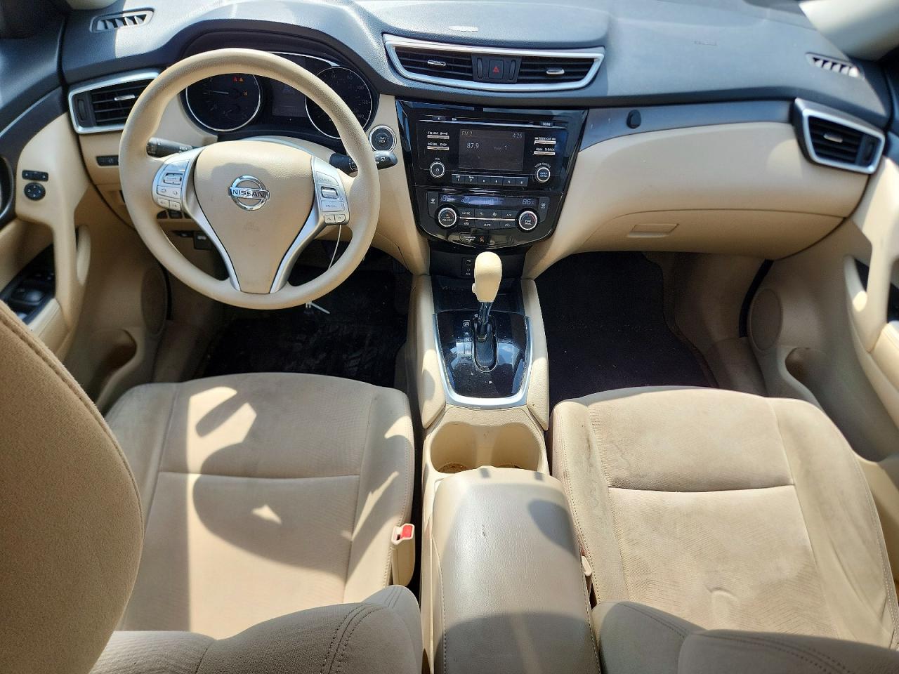 2015 Nissan Rogue Sv Burgundy vin: KNMAT2MV8FP512960
