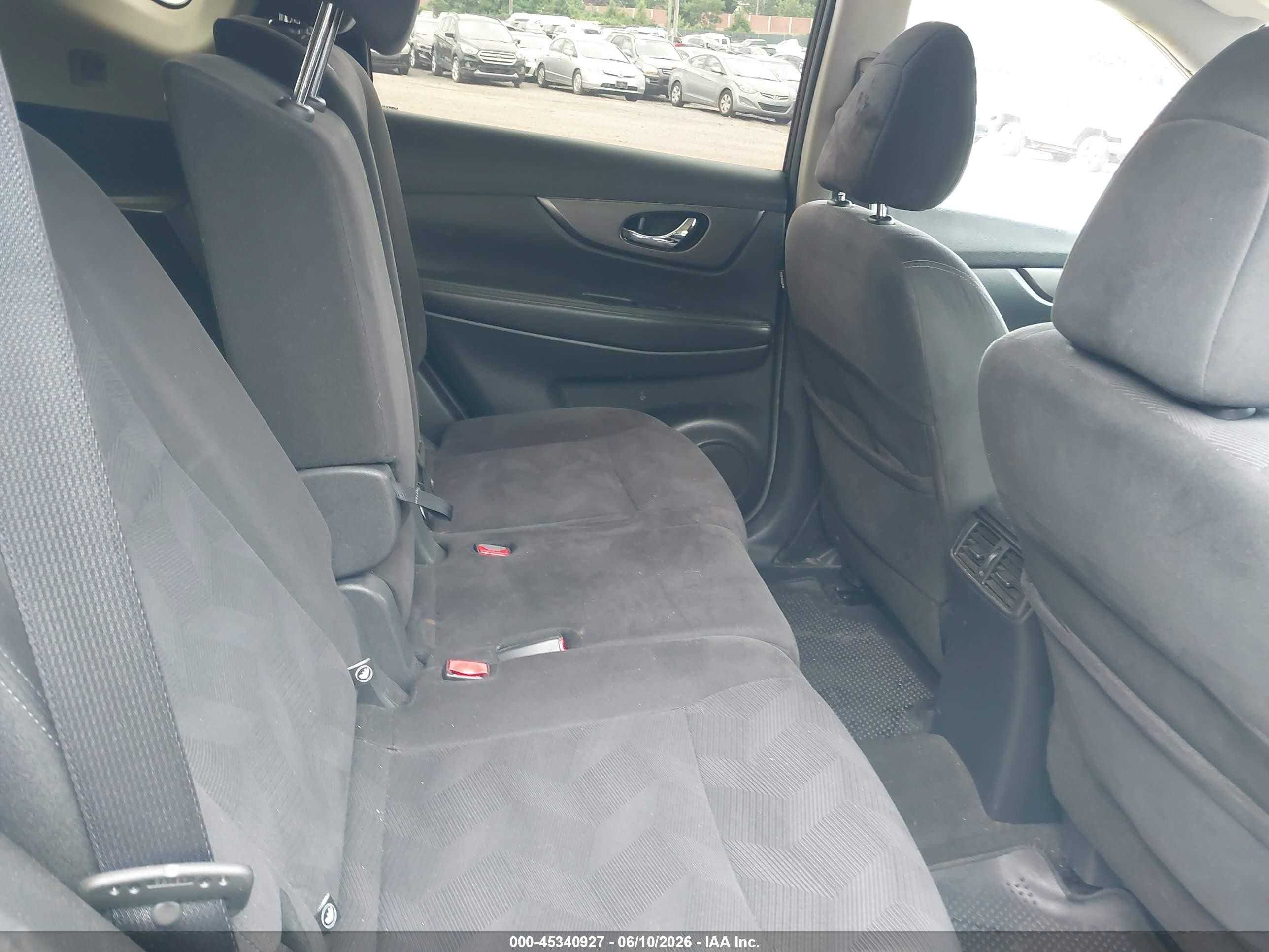 2015 Nissan Rogue Sv Black vin: KNMAT2MV8FP520900