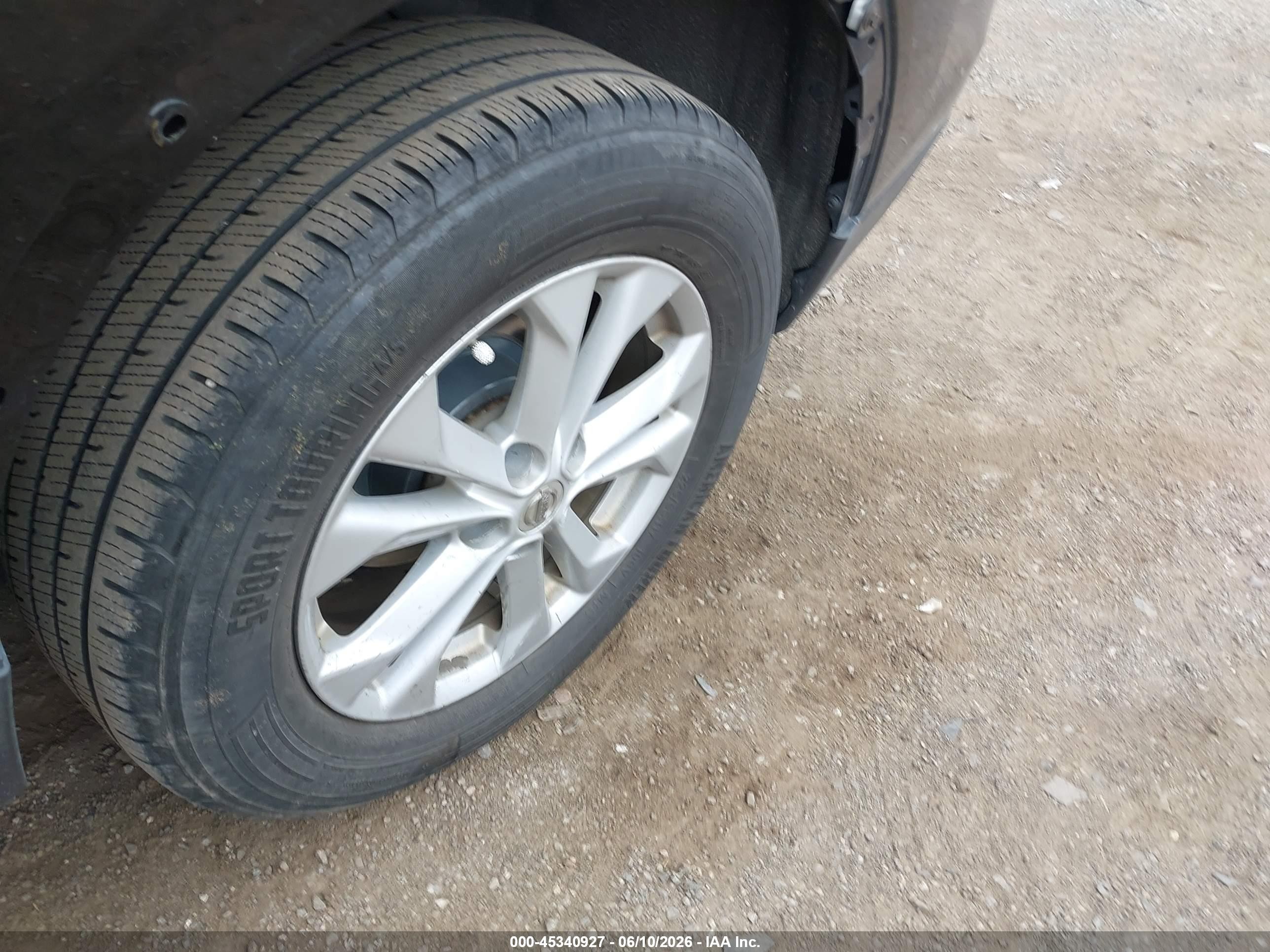 2015 Nissan Rogue Sv Black vin: KNMAT2MV8FP520900