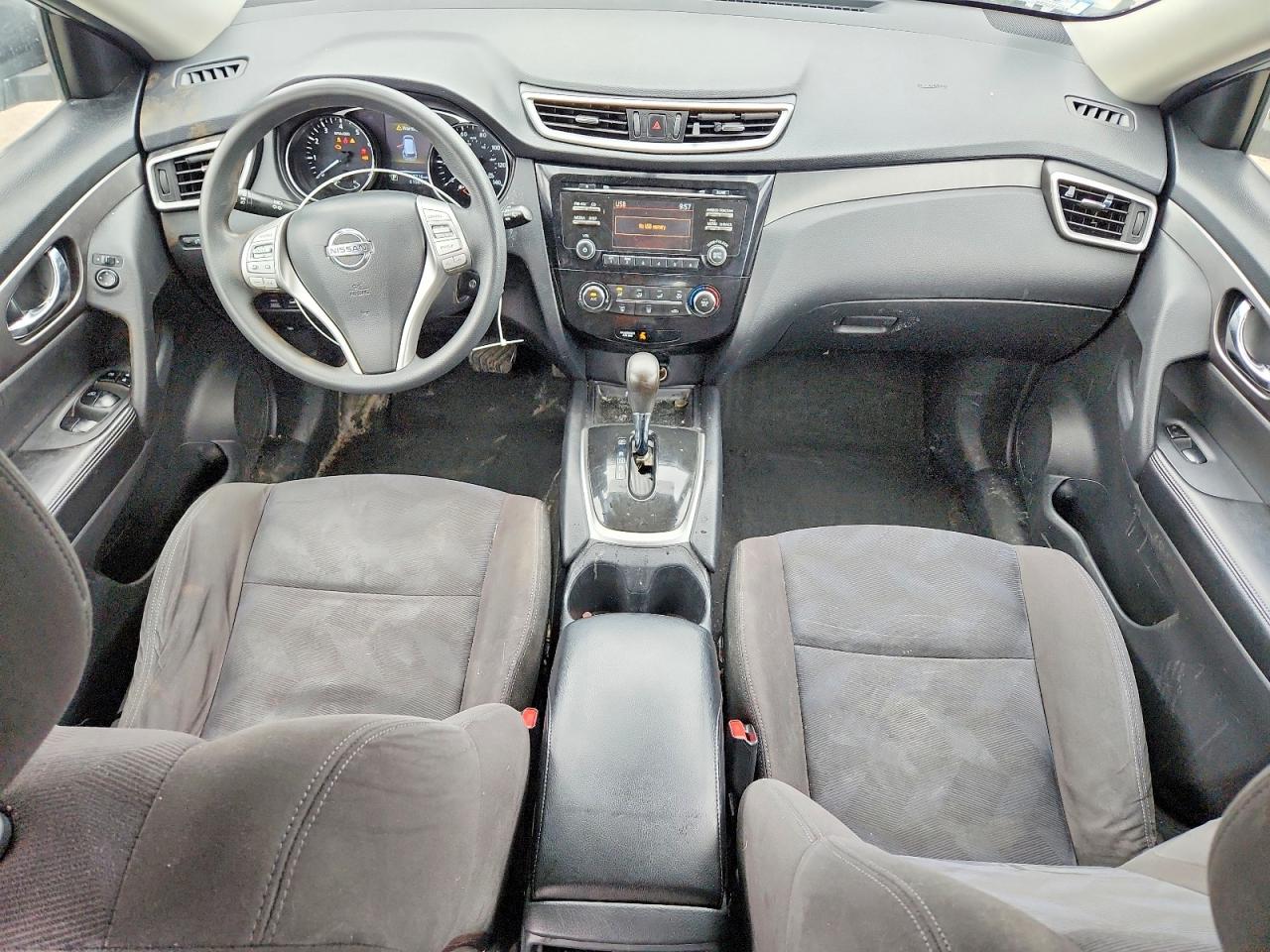 2015 Nissan Rogue S Silver vin: KNMAT2MV8FP525577