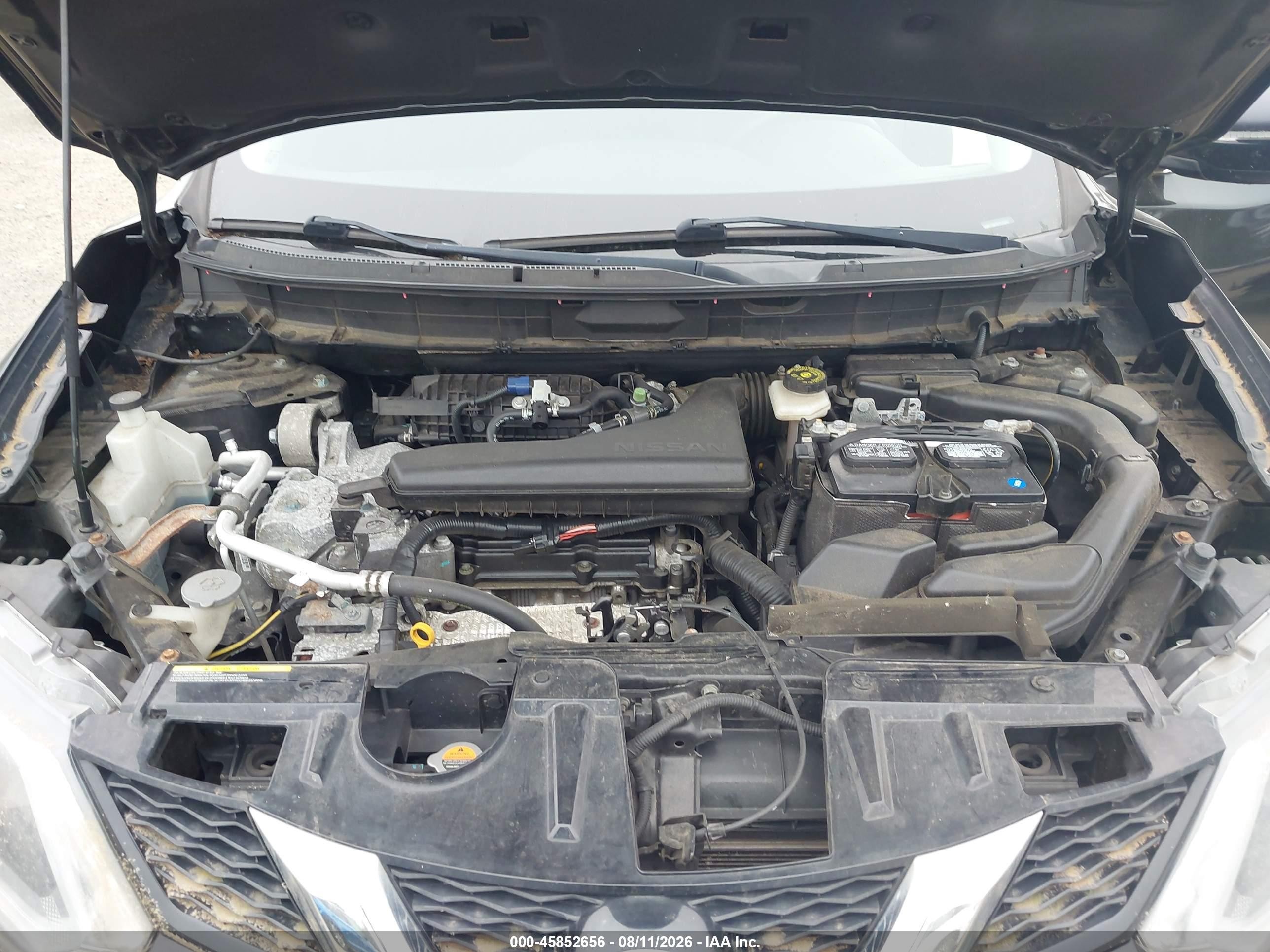 2015 Nissan Rogue S Black vin: KNMAT2MV8FP535347
