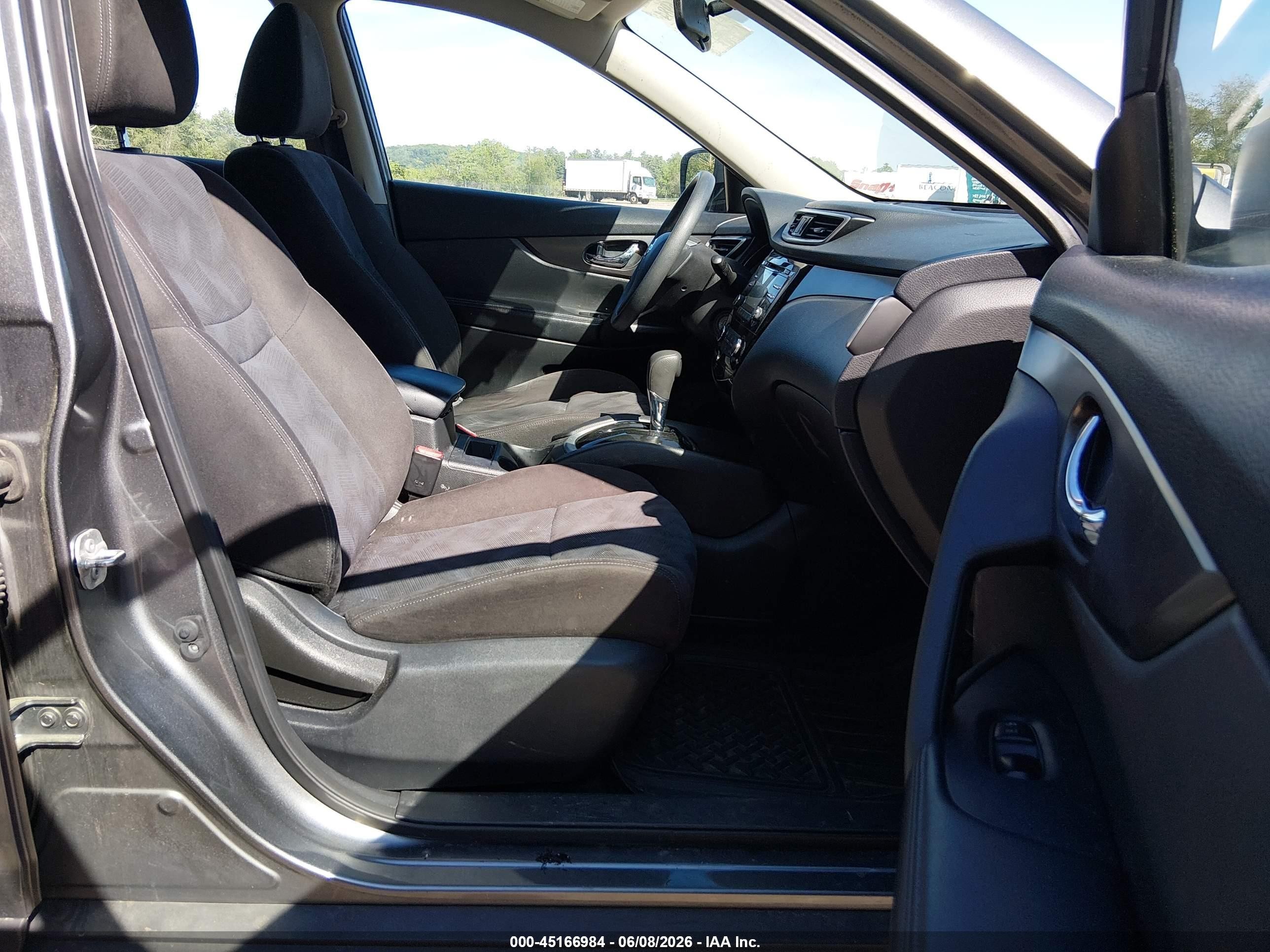 2015 Nissan Rogue S Gray vin: KNMAT2MV8FP541004