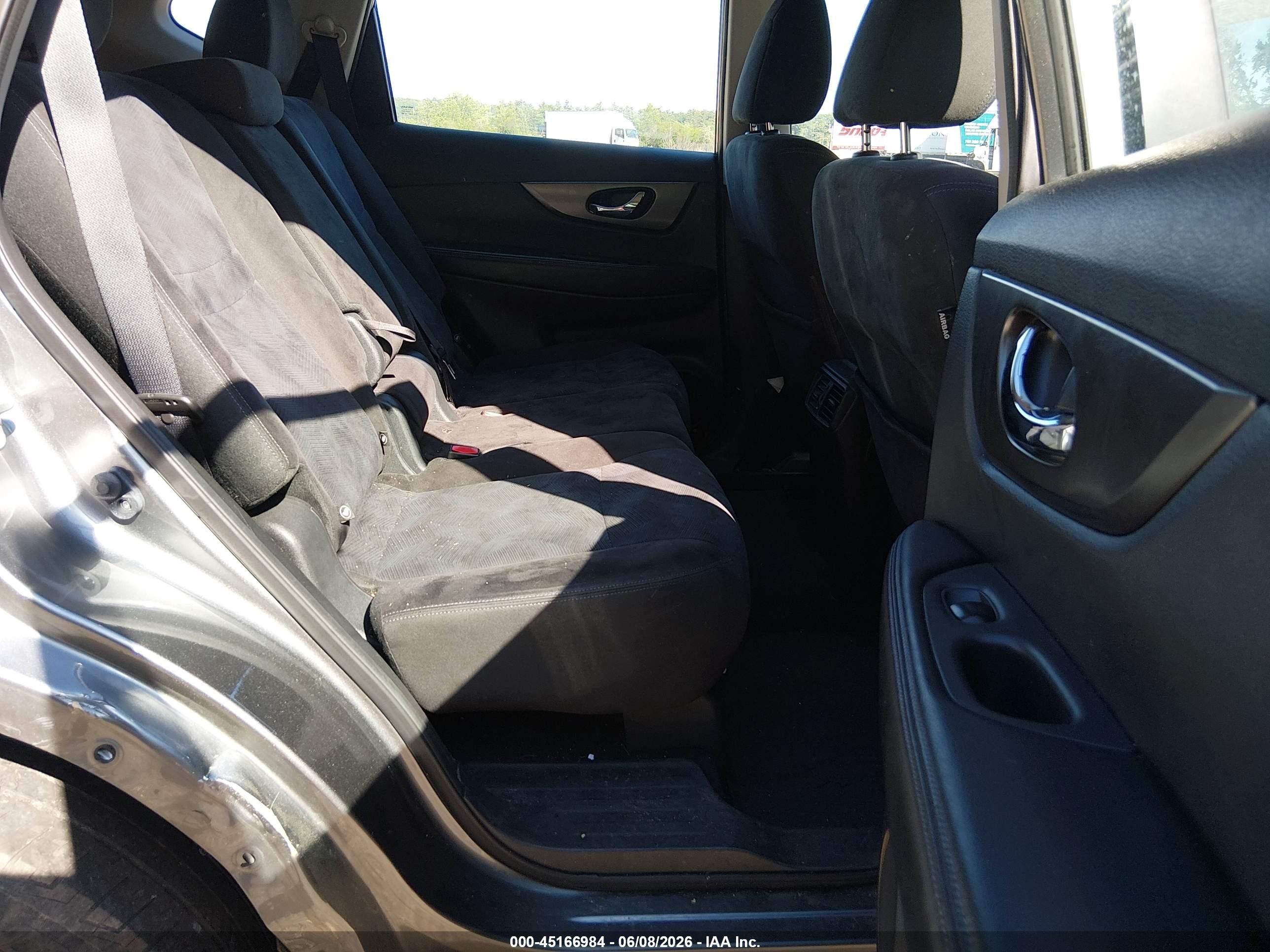 2015 Nissan Rogue S Gray vin: KNMAT2MV8FP541004