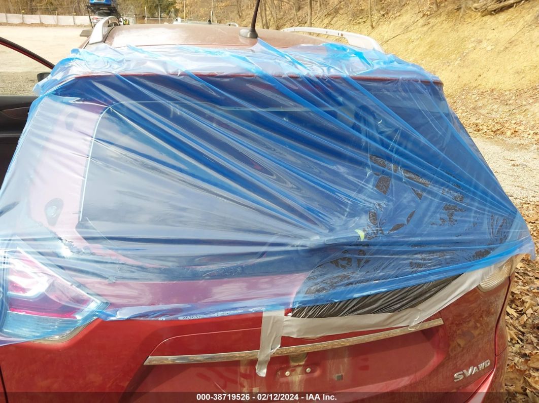 2015 Nissan Rogue Sv Red vin: KNMAT2MV8FP543884