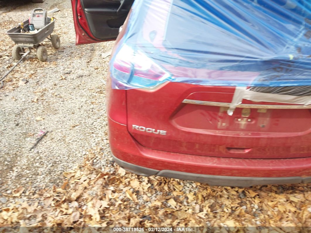 2015 Nissan Rogue Sv Red vin: KNMAT2MV8FP543884