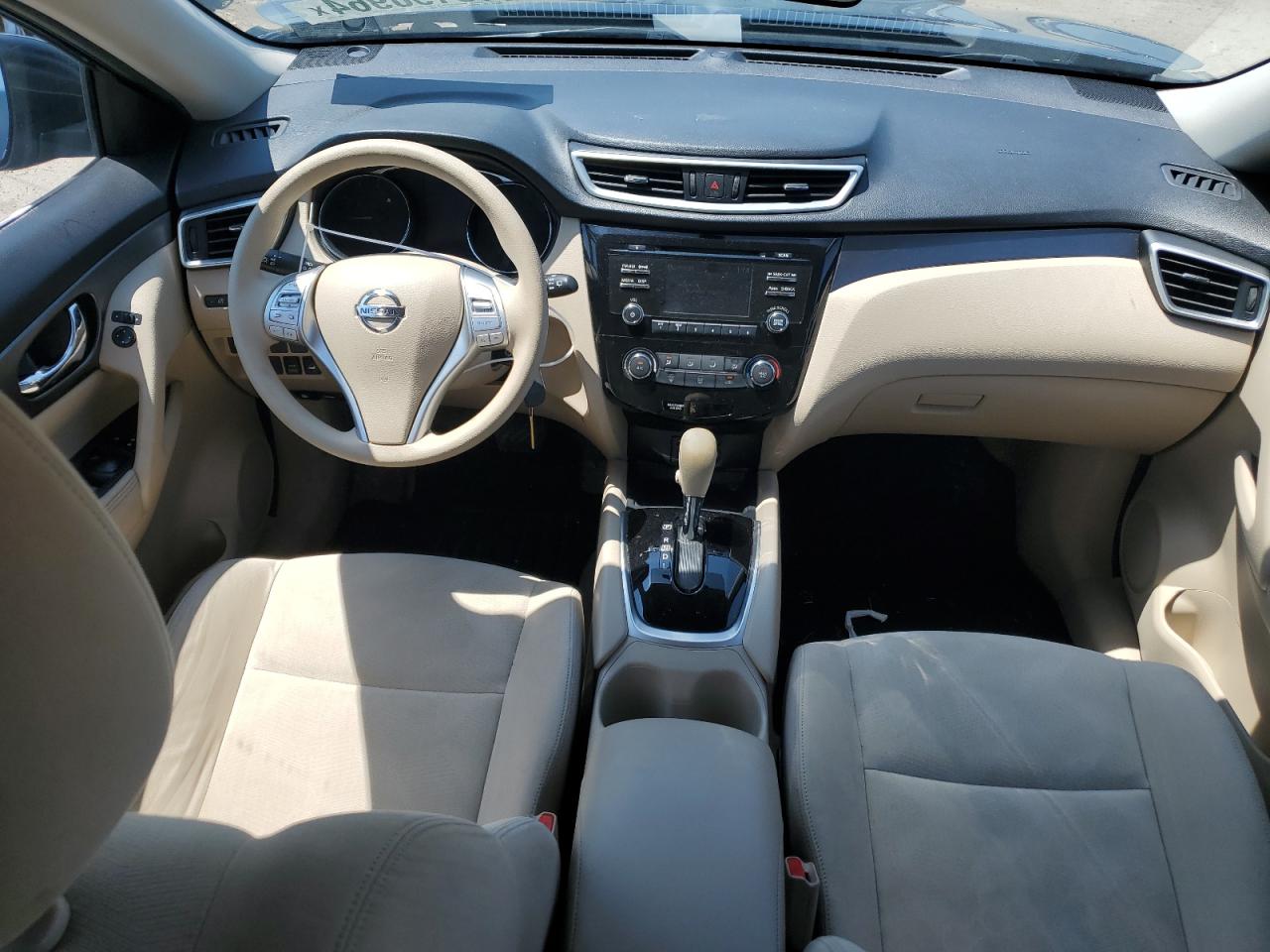 2015 Nissan Rogue S Blue vin: KNMAT2MV8FP563293