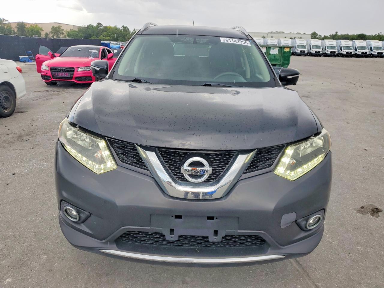 2015 Nissan Rogue Sv Black vin: KNMAT2MV8FP564430