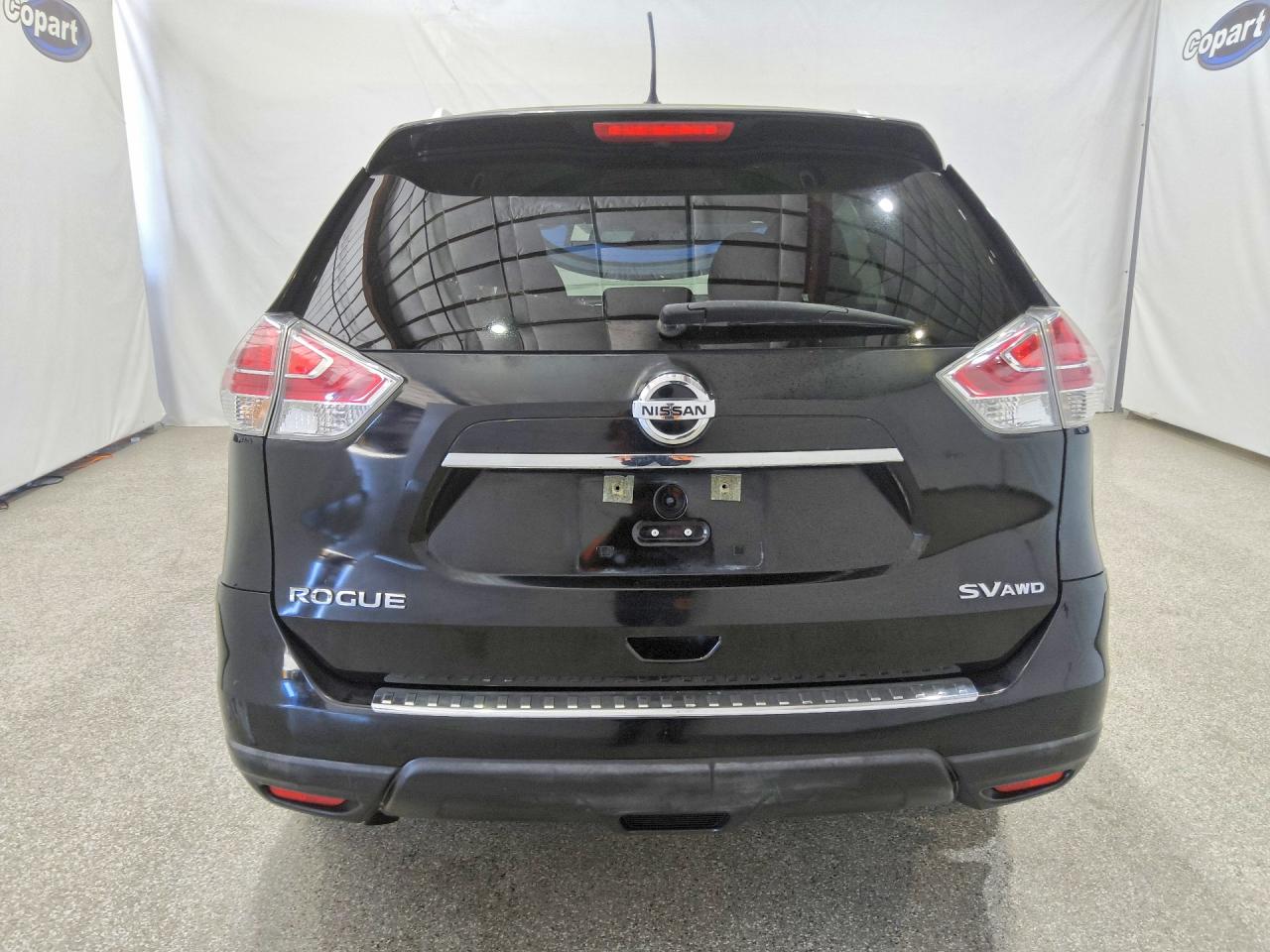 2015 Nissan Rogue Sv Черный vin: KNMAT2MV8FP568400