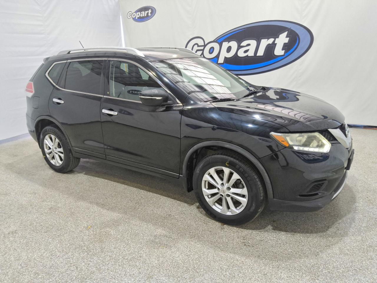 2015 Nissan Rogue Sv Черный vin: KNMAT2MV8FP568400