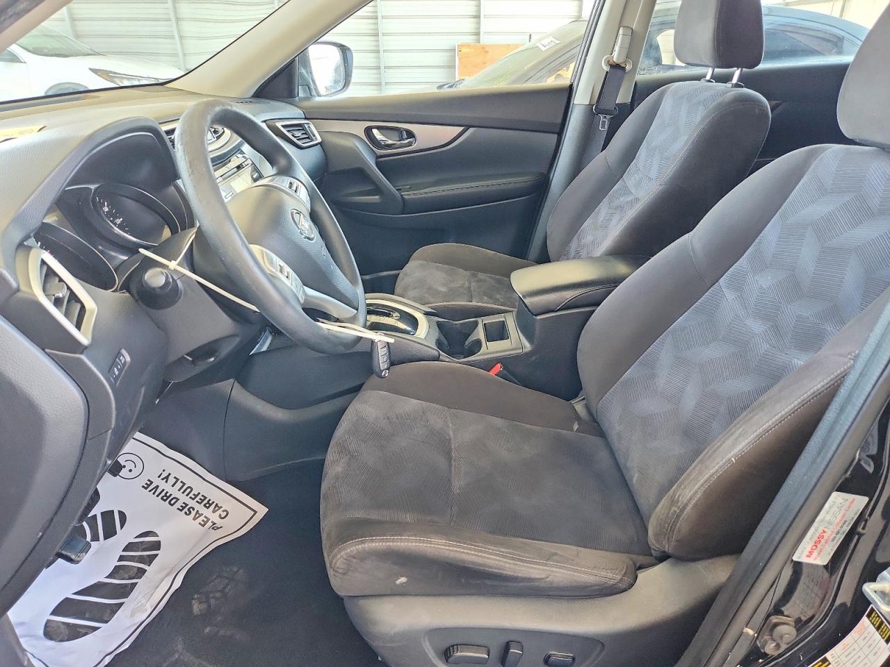 2015 Nissan Rogue Sv Черный vin: KNMAT2MV8FP568400