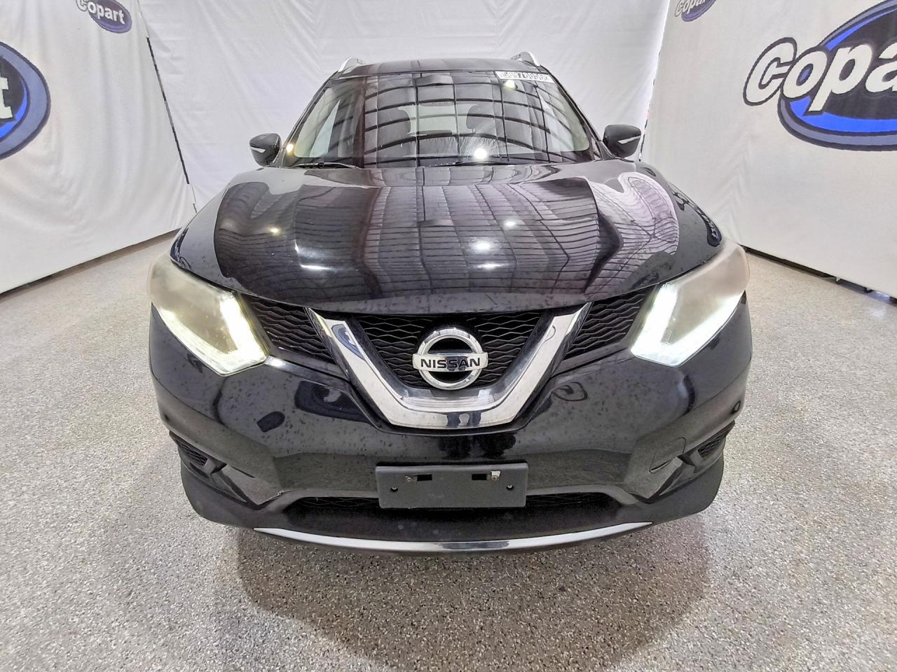 2015 Nissan Rogue Sv Черный vin: KNMAT2MV8FP568400