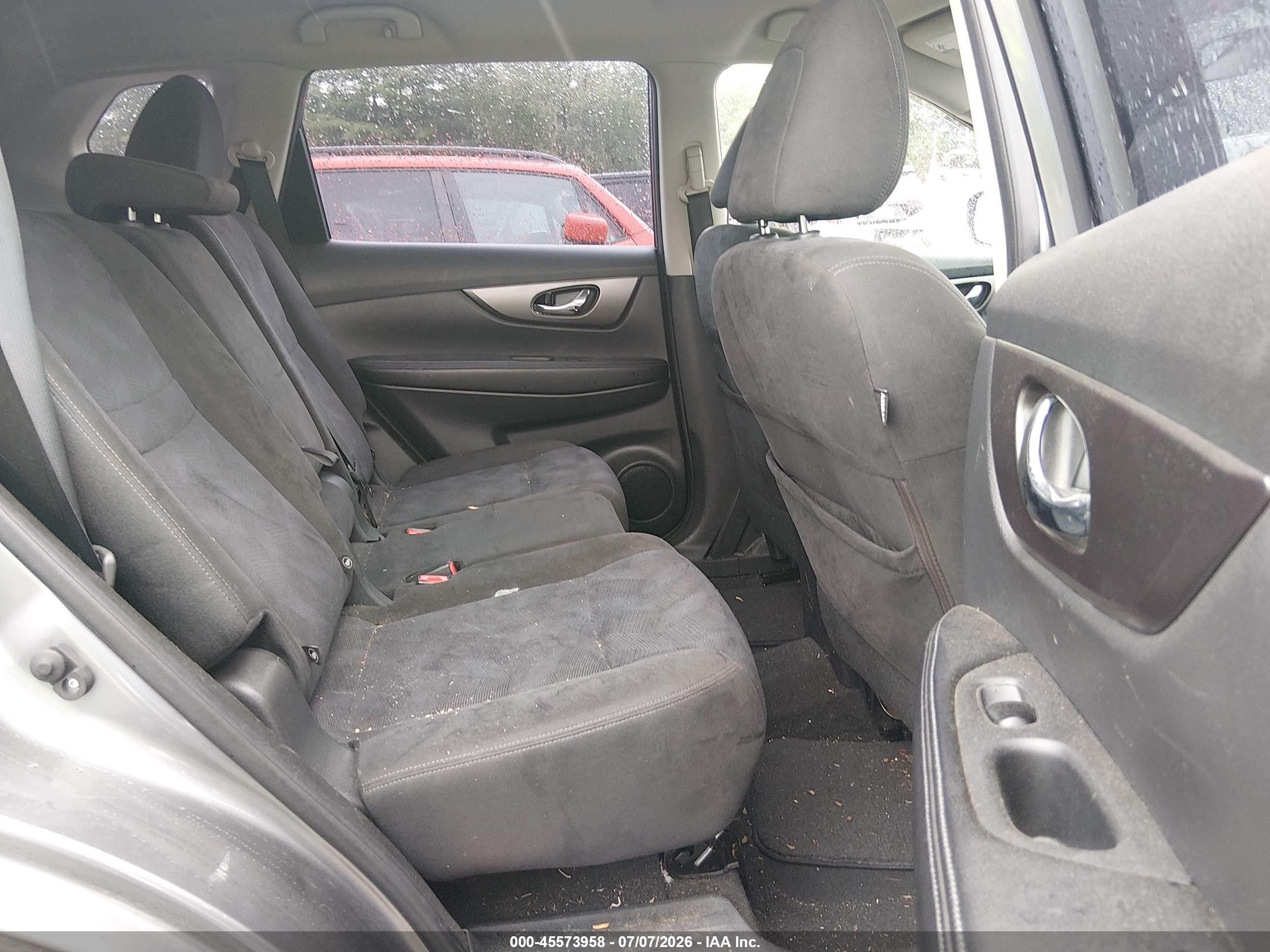 2015 Nissan Rogue S Gray vin: KNMAT2MV8FP572284