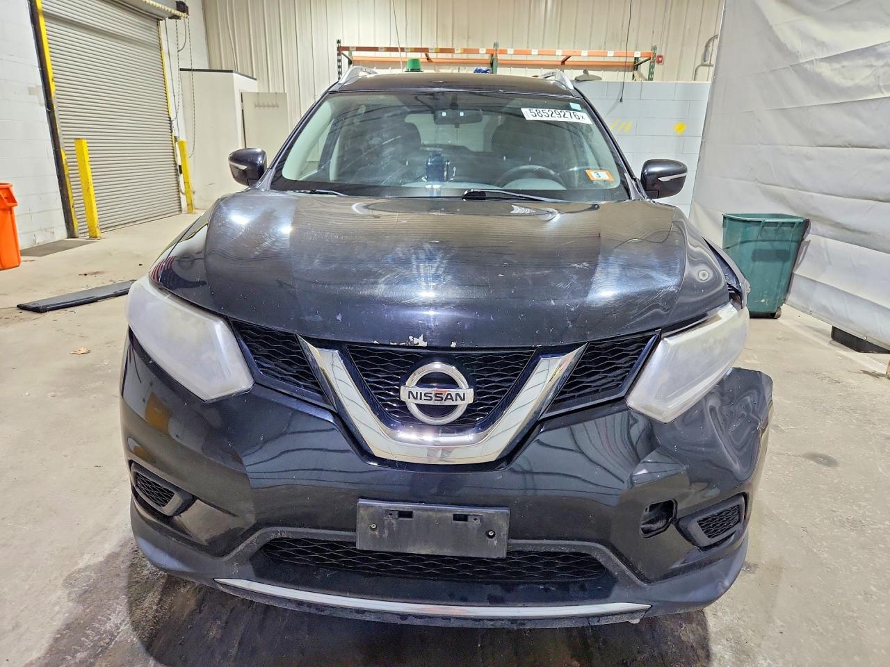 2015 Nissan Rogue Sv Black vin: KNMAT2MV8FP581101