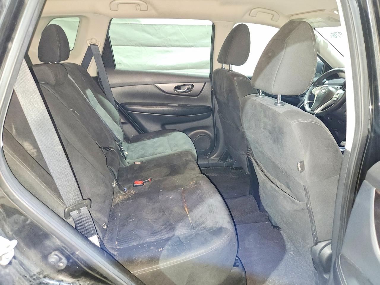 2015 Nissan Rogue Sv Black vin: KNMAT2MV8FP581101