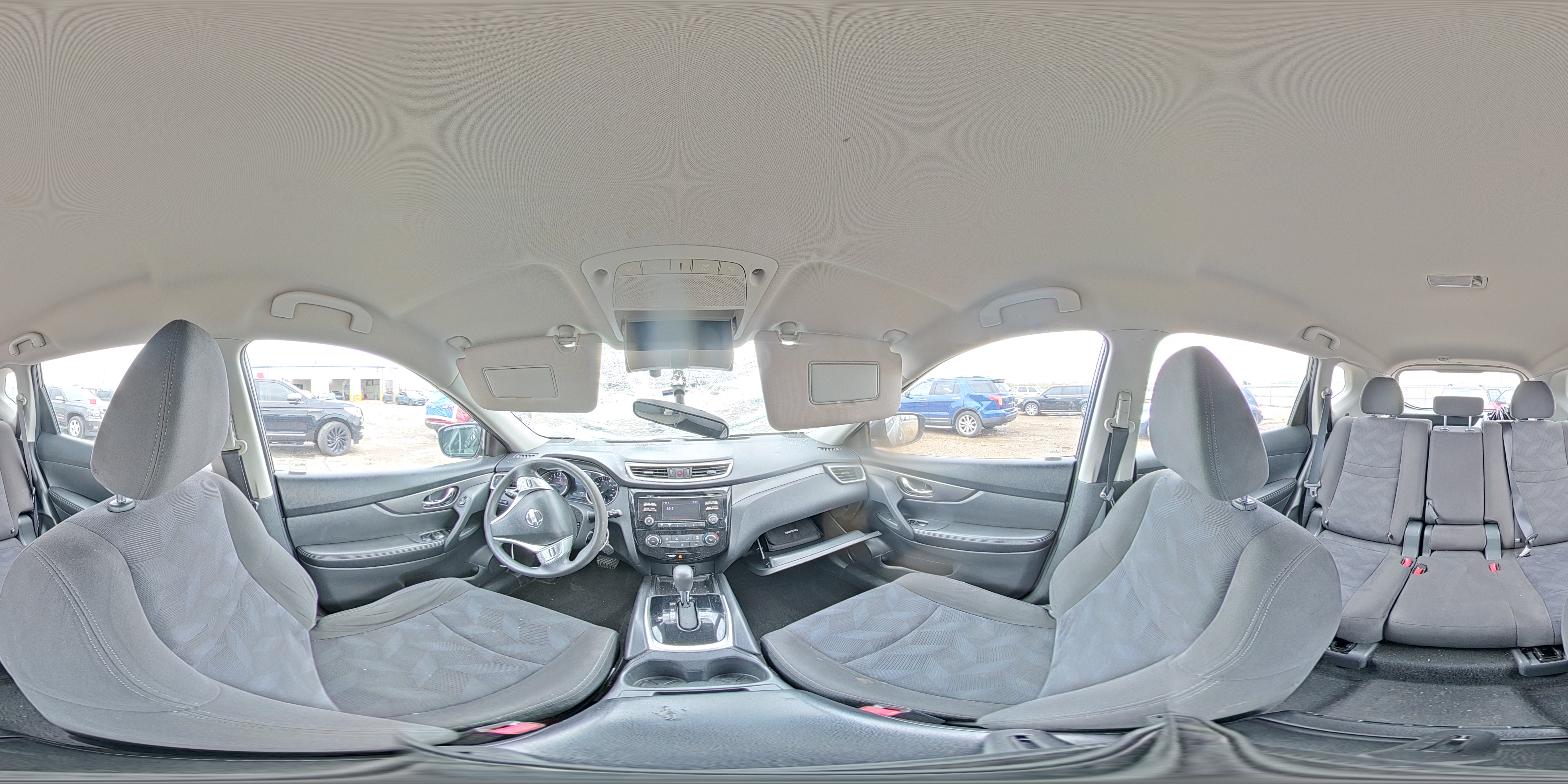2015 Nissan Rogue S Gray vin: KNMAT2MV8FP584984