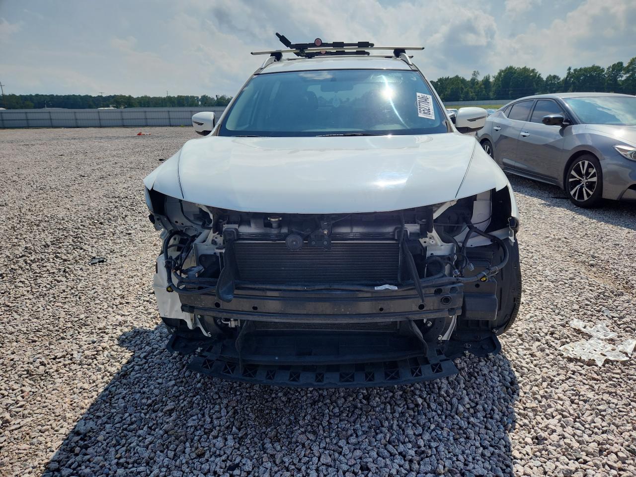 2016 Nissan Rogue Sv White vin: KNMAT2MV8GP601266