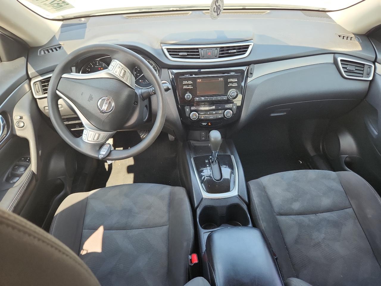 2016 Nissan Rogue Sv White vin: KNMAT2MV8GP601266
