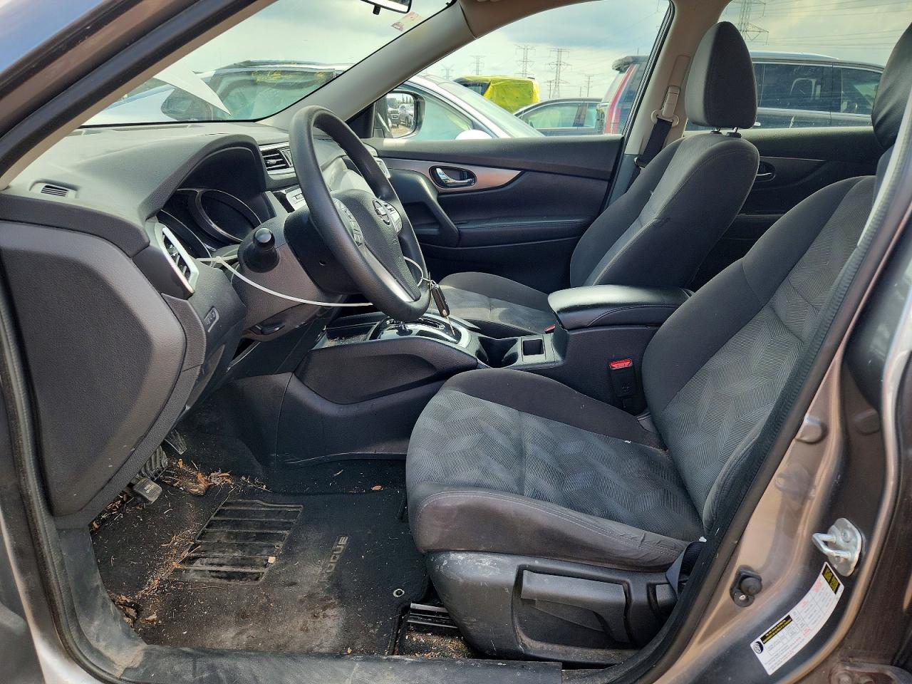 2016 Nissan Rogue S Серый vin: KNMAT2MV8GP678090