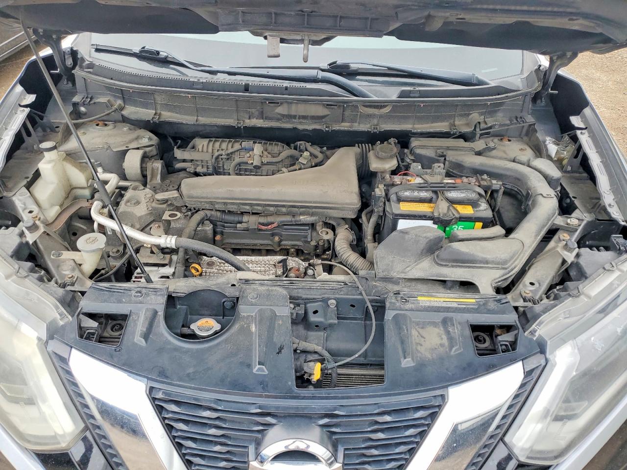 2017 Nissan Rogue Sv Gray vin: KNMAT2MV8HP542253
