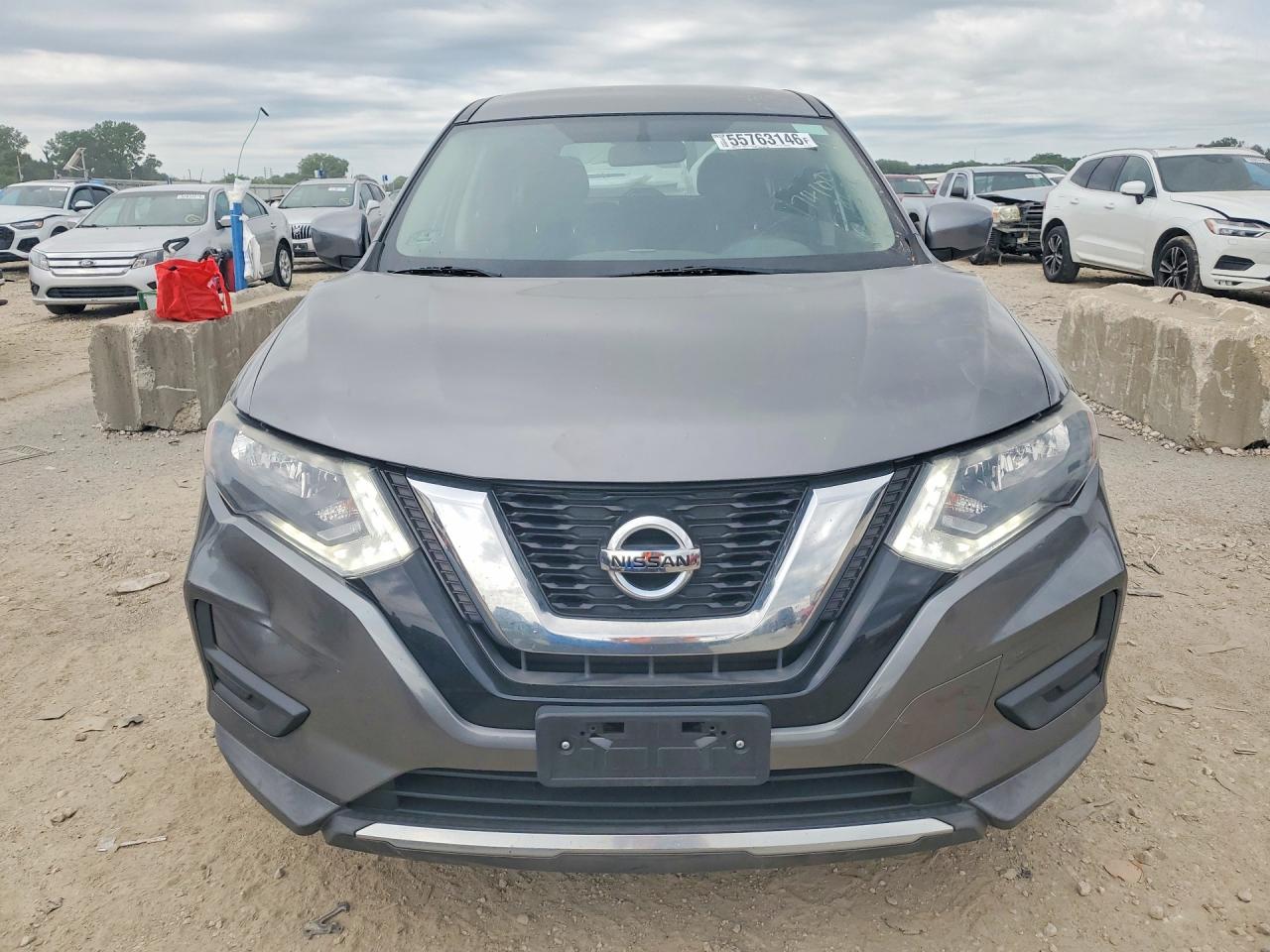 2017 Nissan Rogue S Gray vin: KNMAT2MV8HP552247