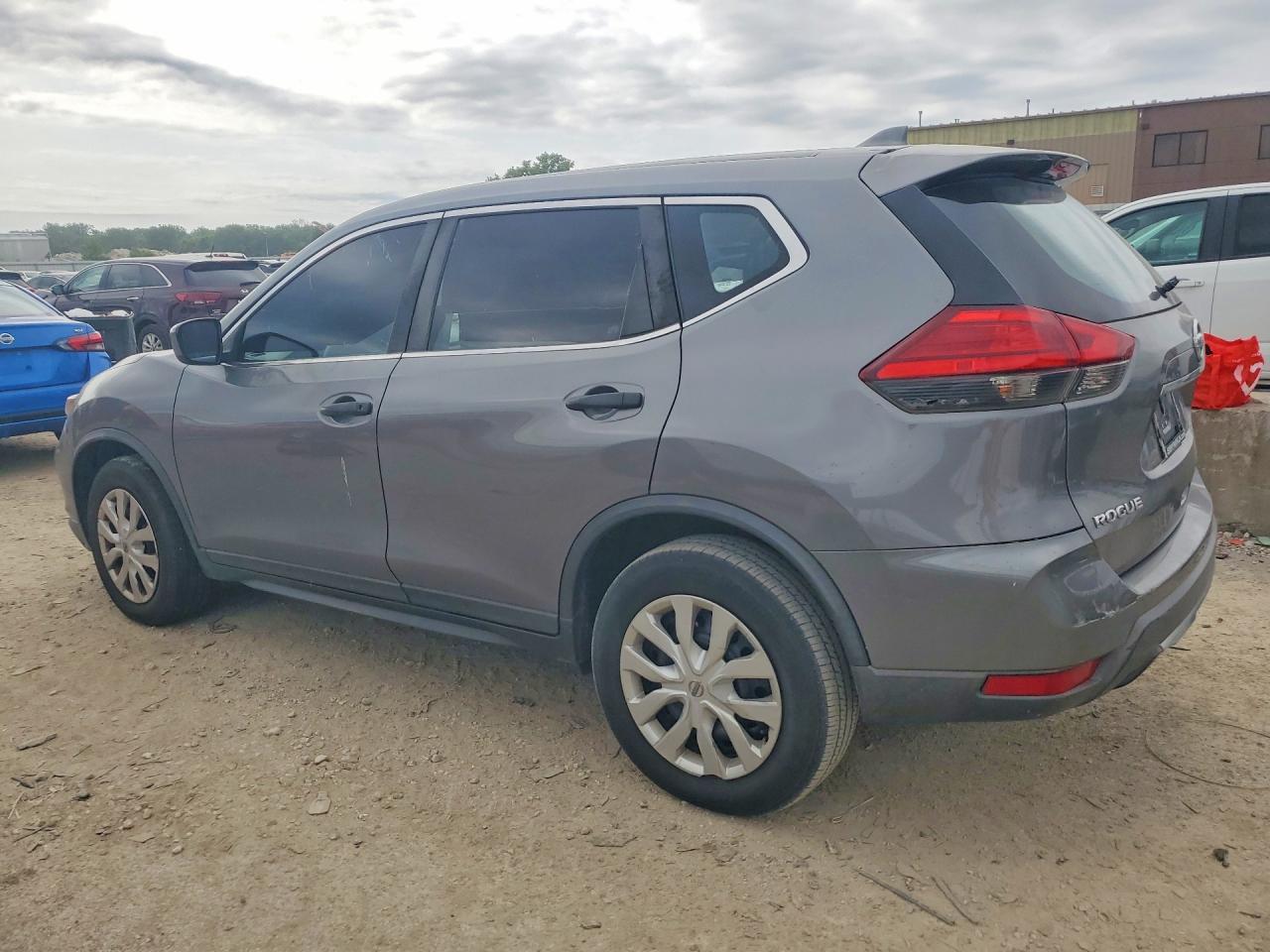 2017 Nissan Rogue S Gray vin: KNMAT2MV8HP552247