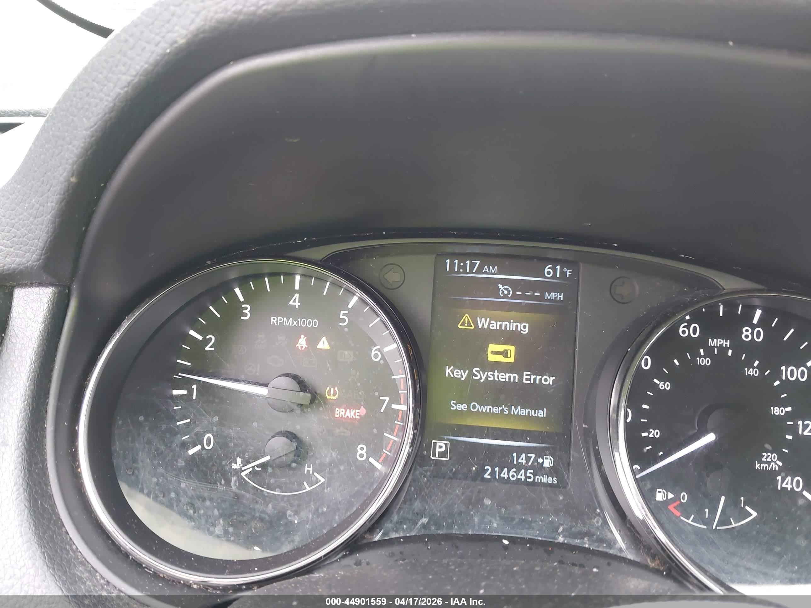 2017 Nissan Rogue Sv Черный vin: KNMAT2MV8HP615413
