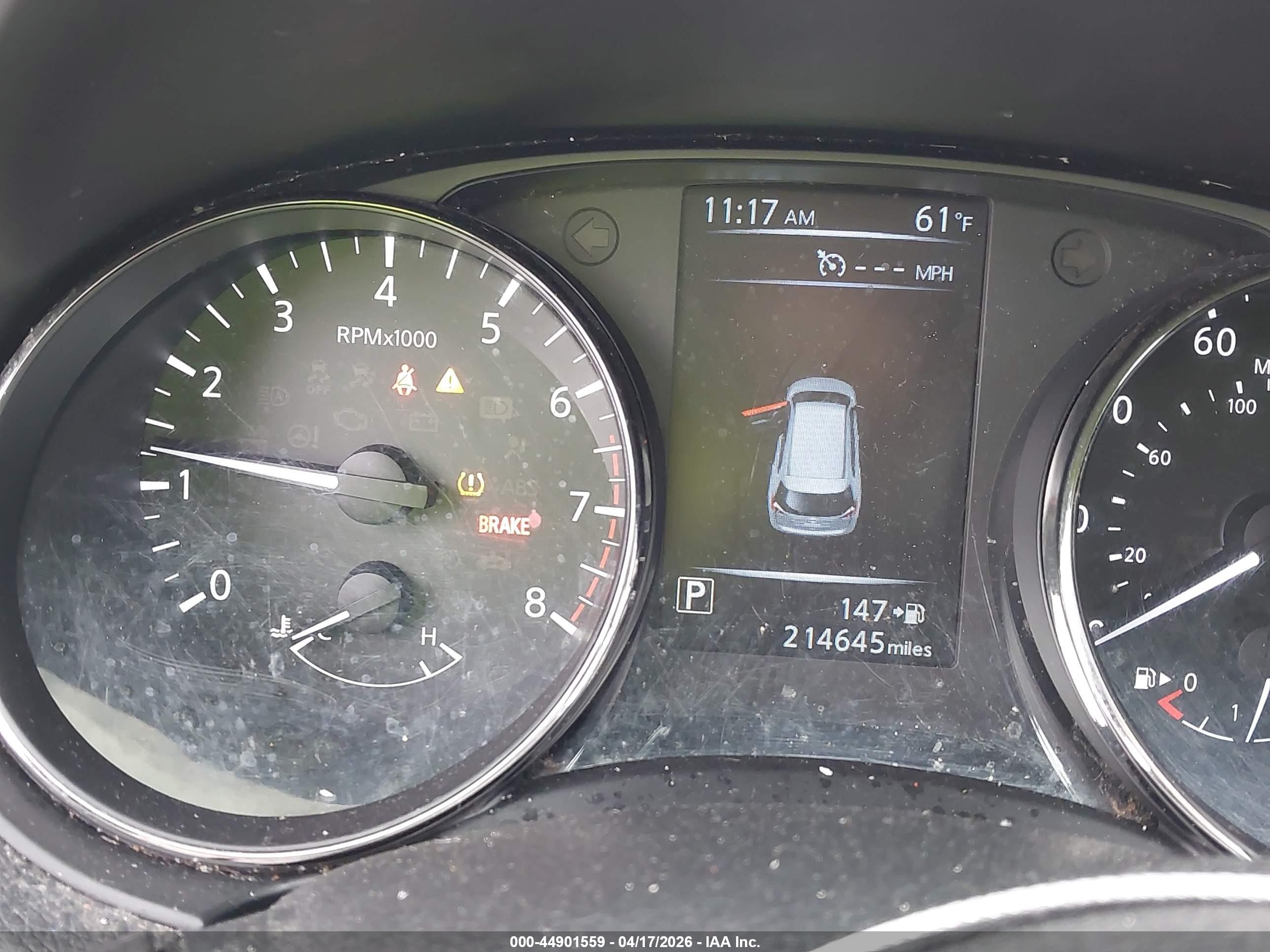 2017 Nissan Rogue Sv Черный vin: KNMAT2MV8HP615413