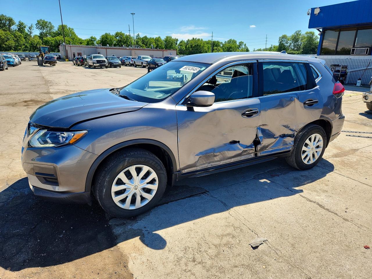 2020 Nissan Rogue S Серый vin: KNMAT2MV8LP504465