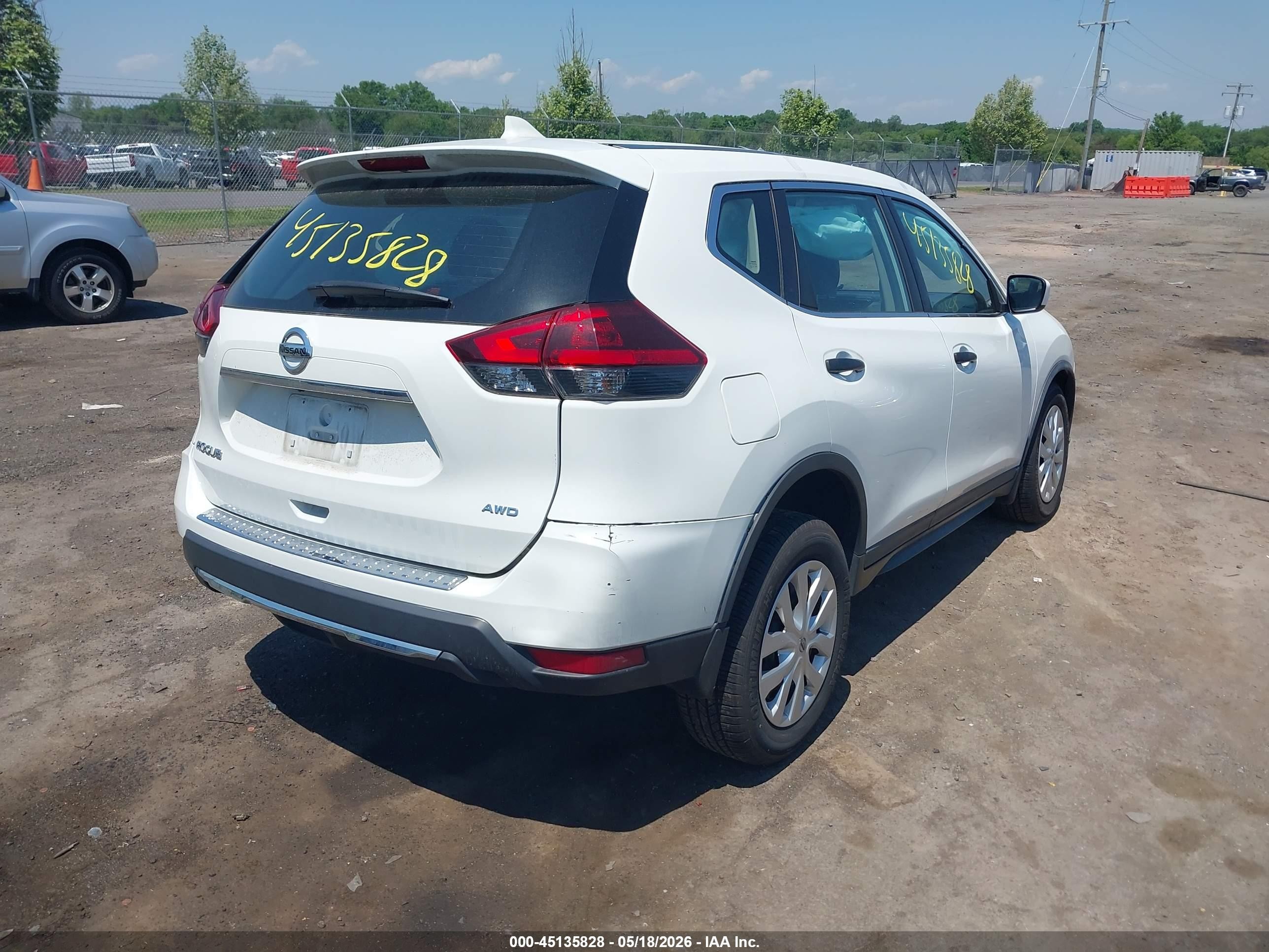 2020 Nissan Rogue S Intelligent Awd Белый vin: KNMAT2MV8LP512453