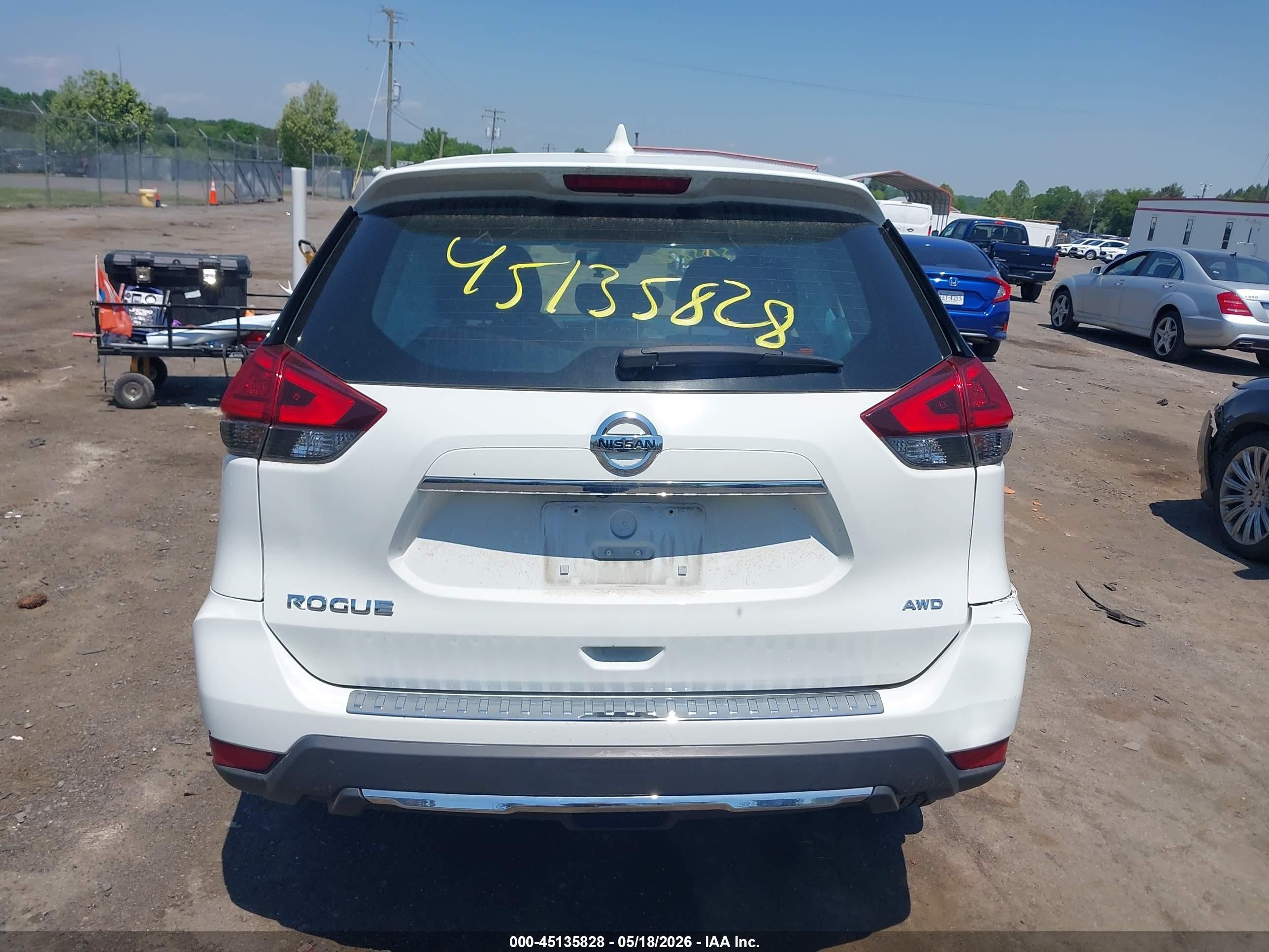 2020 Nissan Rogue S Intelligent Awd Белый vin: KNMAT2MV8LP512453