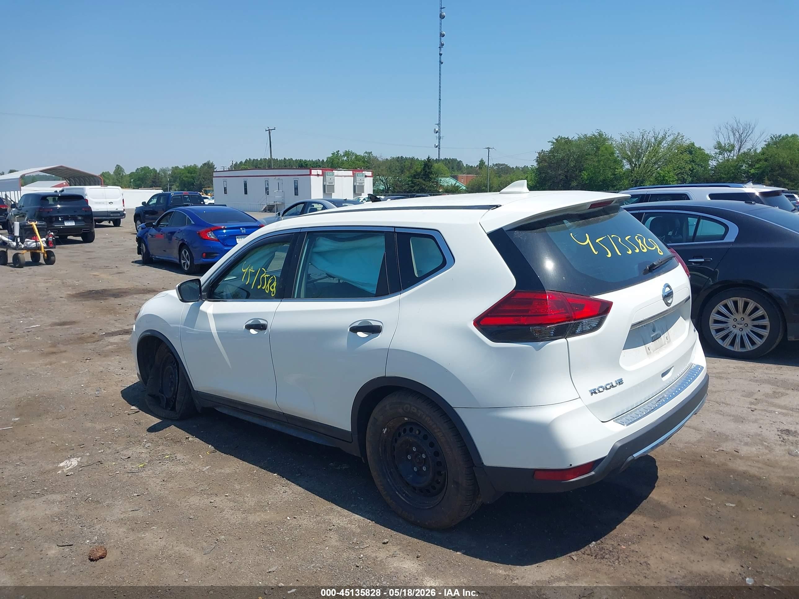 2020 Nissan Rogue S Intelligent Awd Белый vin: KNMAT2MV8LP512453