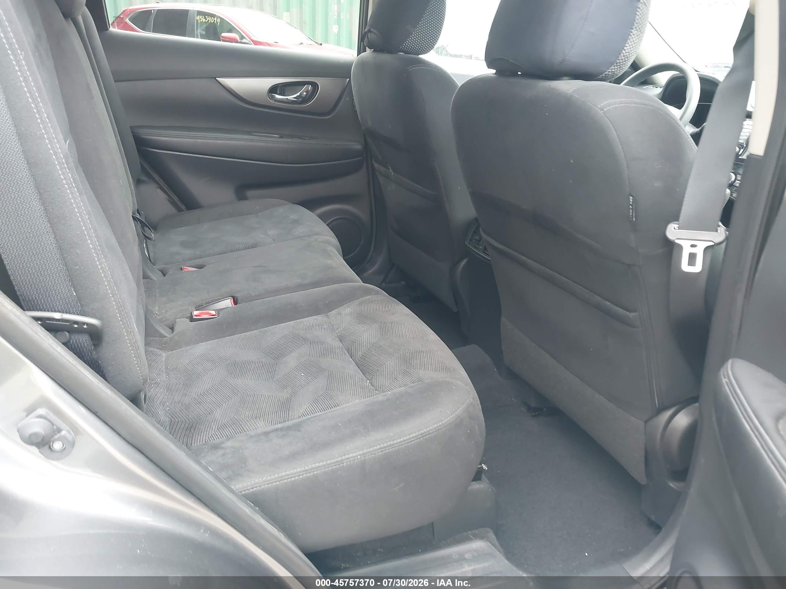 2015 Nissan Rogue Sv Gray vin: KNMAT2MV9FP505046