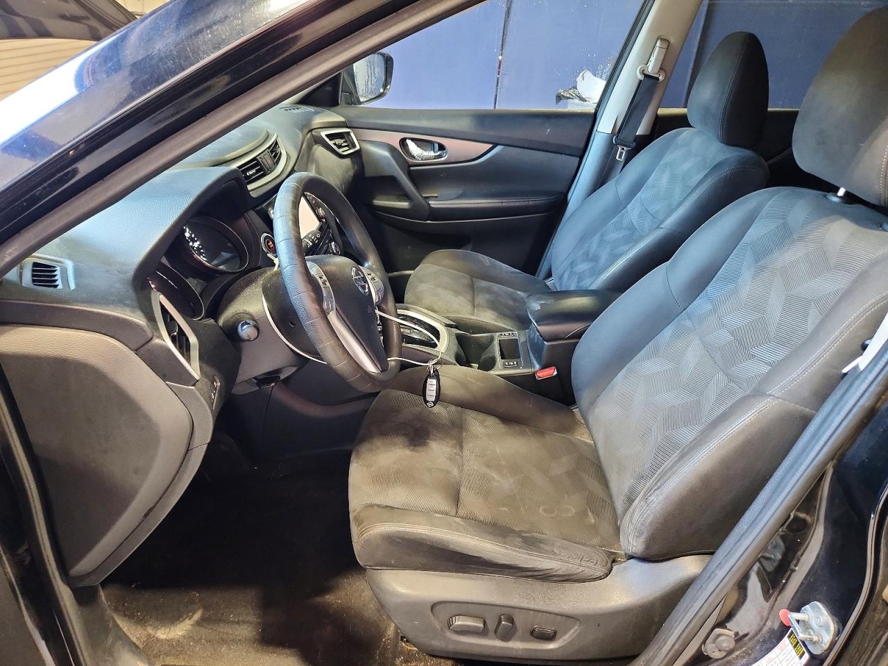 2015 Nissan Rogue Sv Черный vin: KNMAT2MV9FP508240