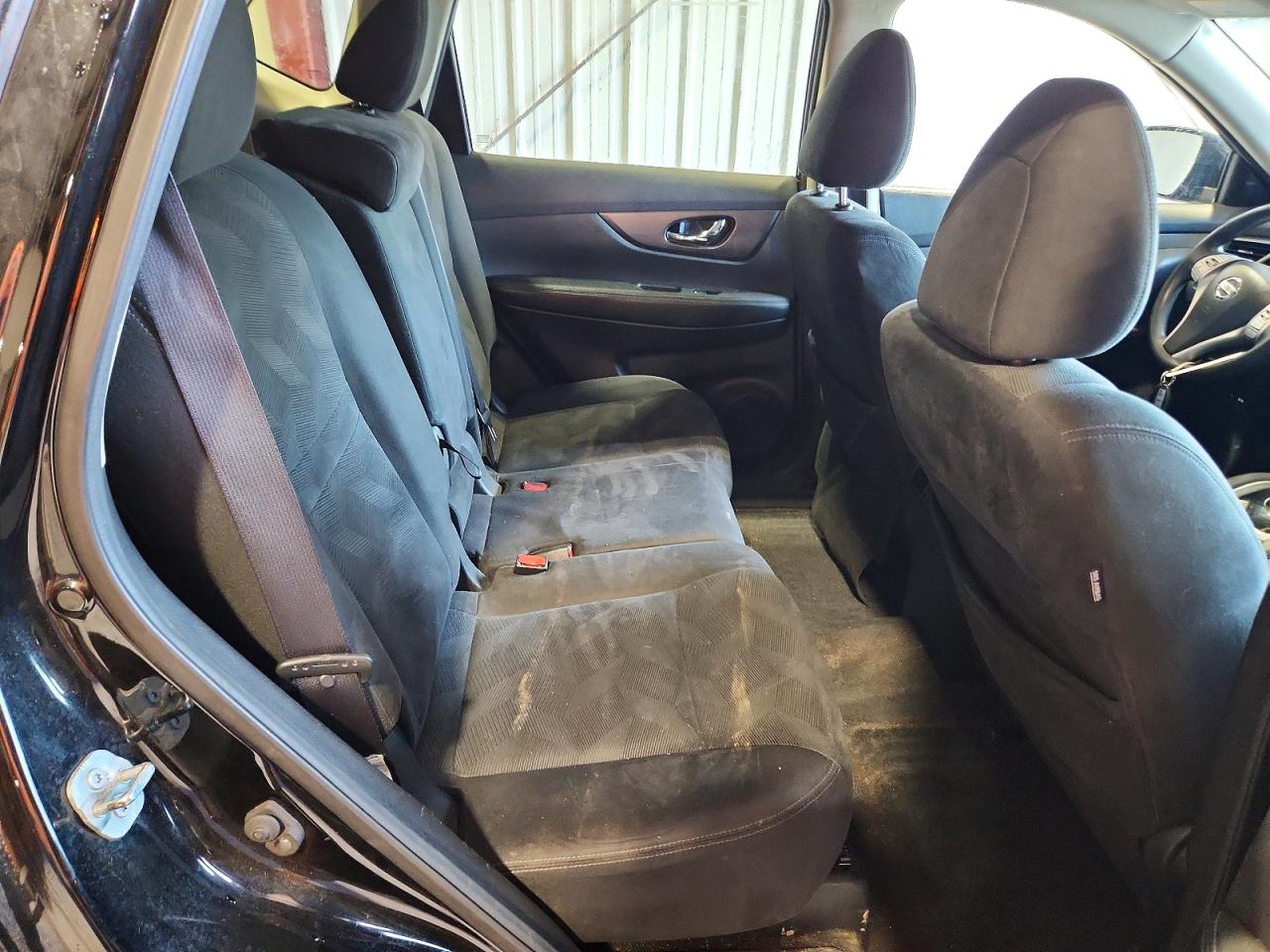 2015 Nissan Rogue Sv Черный vin: KNMAT2MV9FP508240