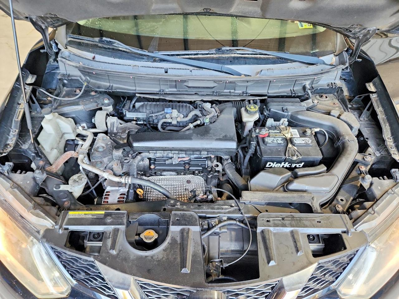 2015 Nissan Rogue Sv Черный vin: KNMAT2MV9FP508240