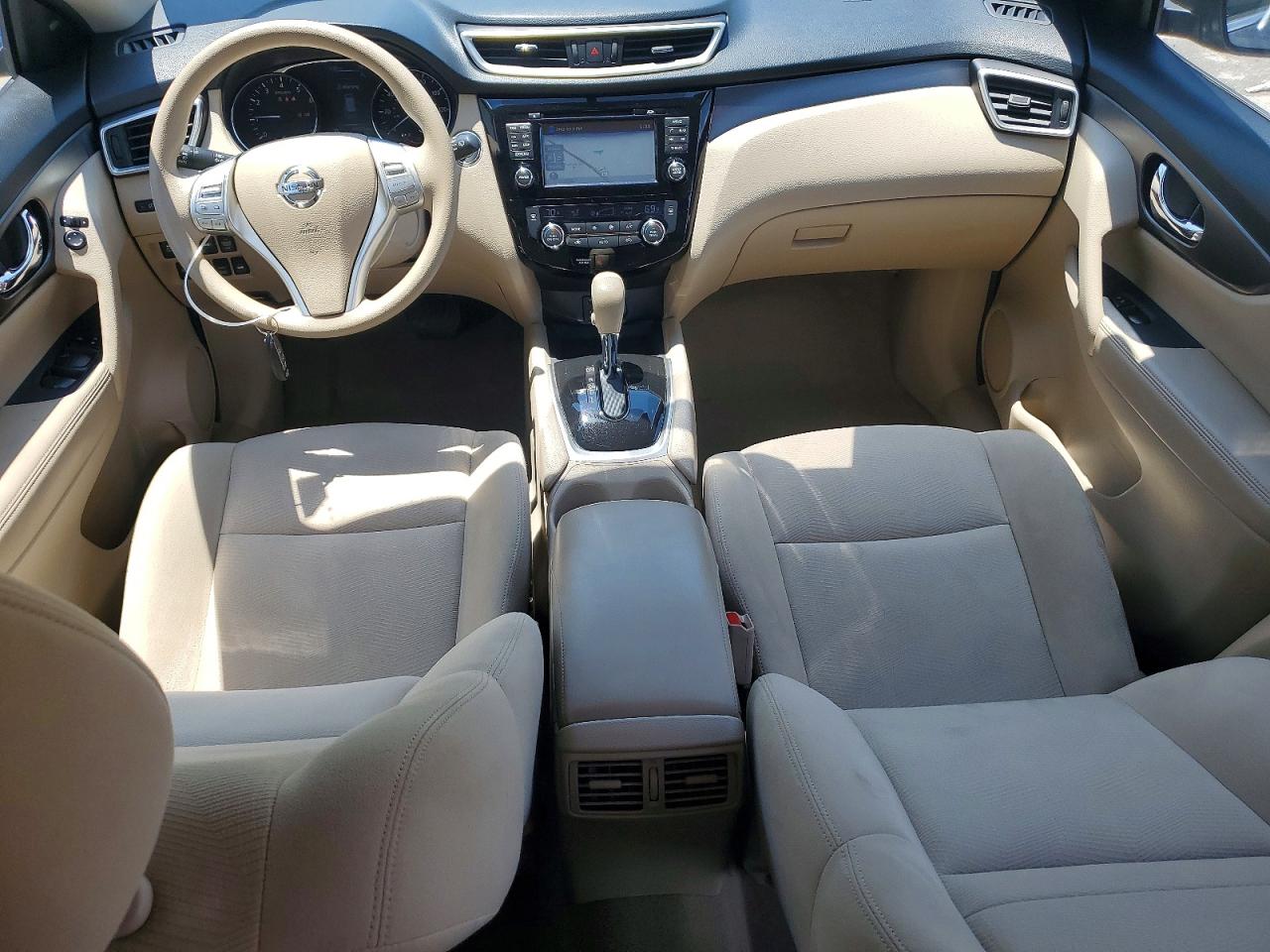 2015 Nissan Rogue Sv Gray vin: KNMAT2MV9FP520758