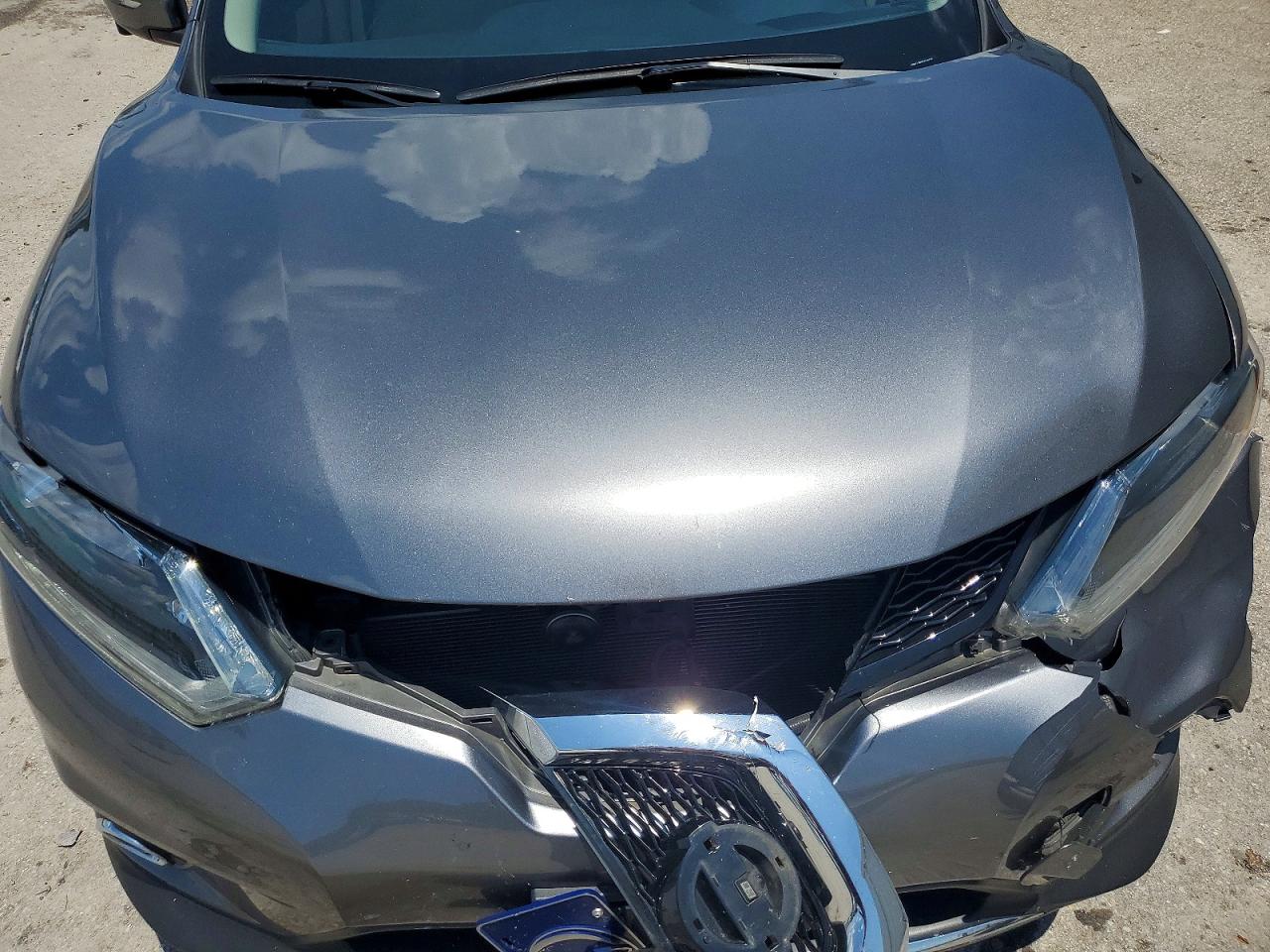 2015 Nissan Rogue Sv Gray vin: KNMAT2MV9FP520758