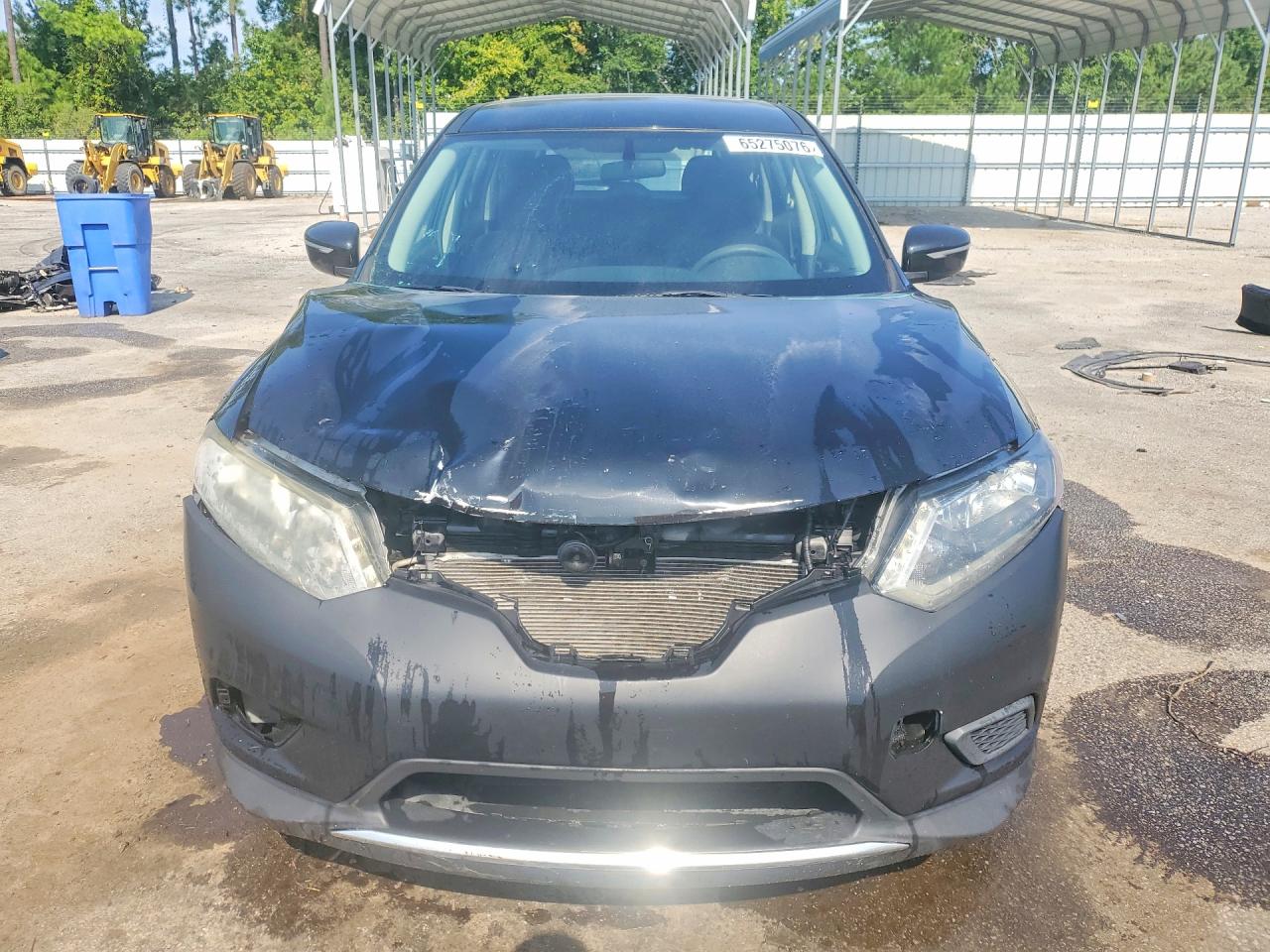 2015 Nissan Rogue S Black vin: KNMAT2MV9FP528553